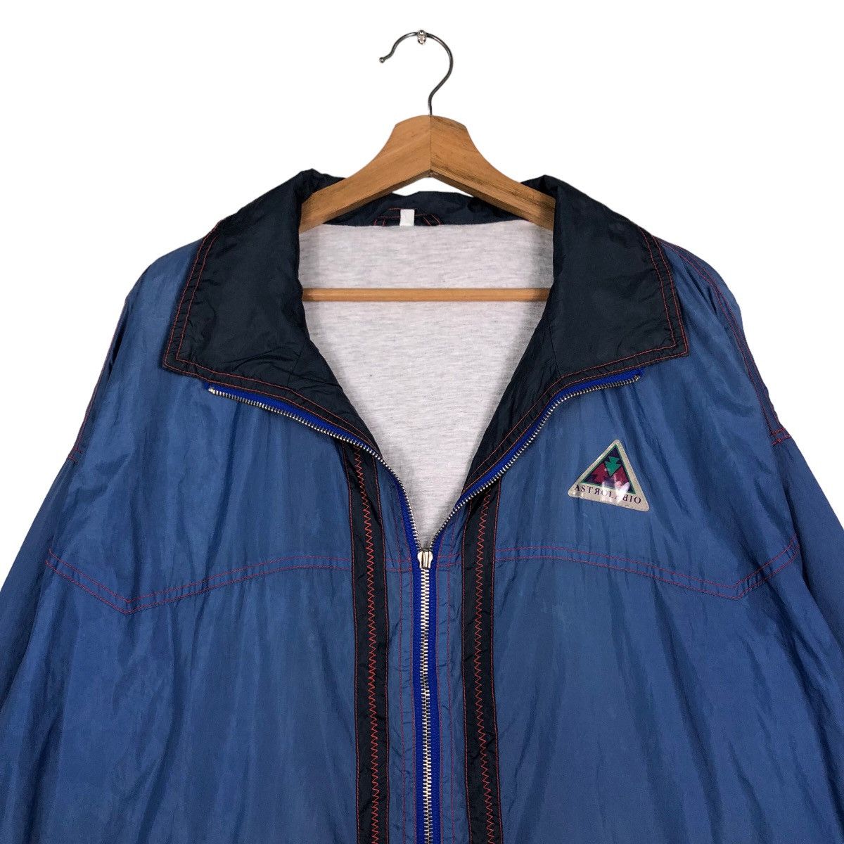 Vintage Vintage Bomber Jacket Astrolabio Made in Italy Multi Colour Size US L / EU 52-54 / 3 - 3 Thumbnail