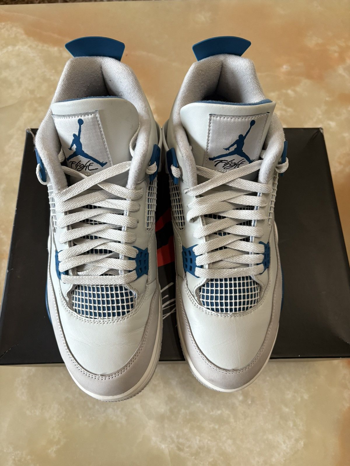 Jordan Brand Jordan 4 blue military Size US 11.5 / EU 44-45 - 3 Thumbnail