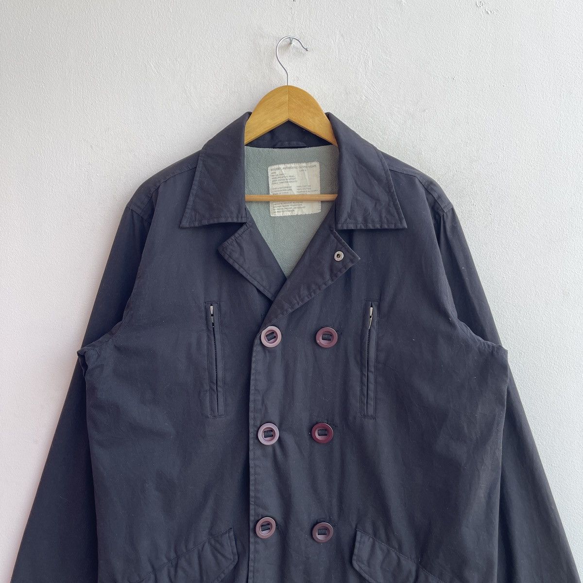 Stussy Stüssy Deck Jacket—U.S. Navy Double Breasted Workwear Jacket Size US L / EU 52-54 / 3 - 5 Thumbnail