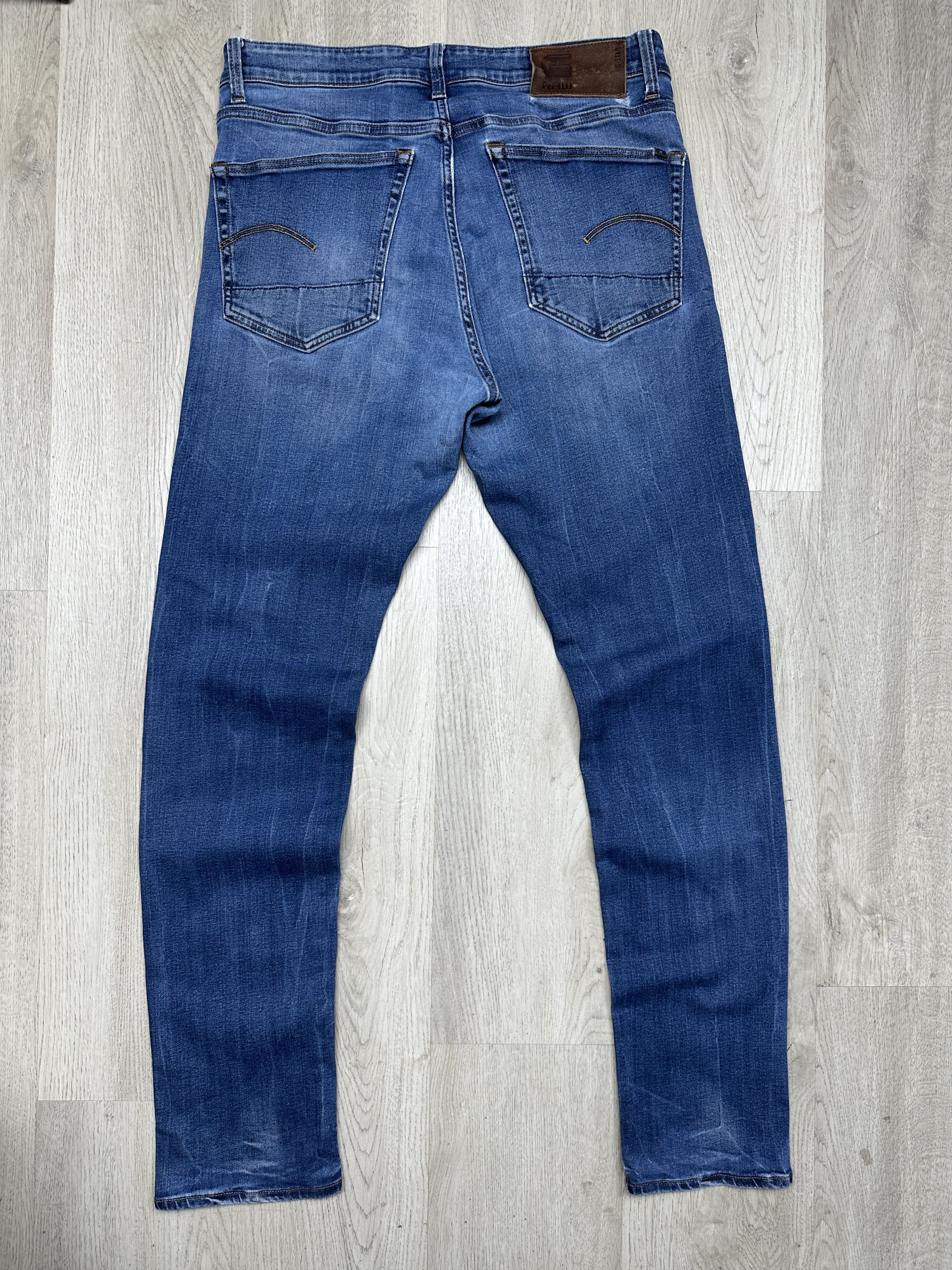 G-Star G Star Raw Mens 3301 Tapered Denim Pants Jeans Size US 34 / EU 50 - 7 Thumbnail