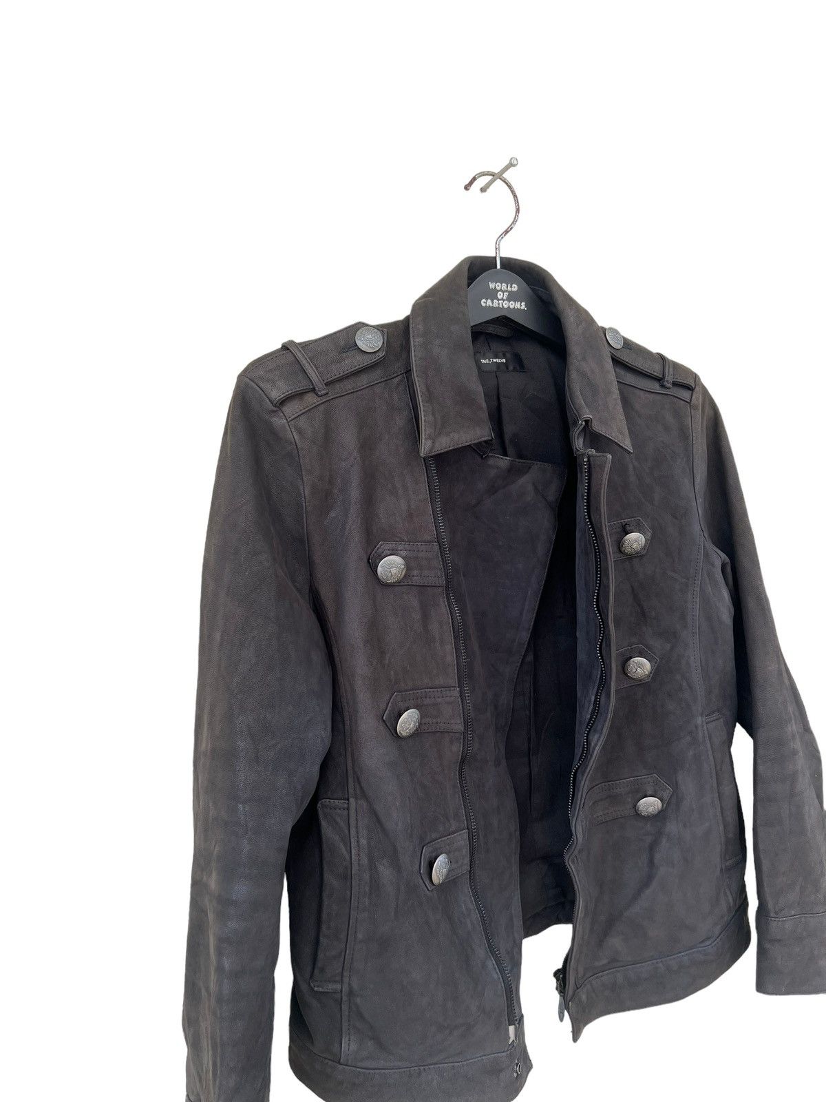 ato THE, TWELVE ( ato ) Patina Goatskin Leather Jacket Cropped Size US S / EU 44-46 / 1 - 18 Thumbnail