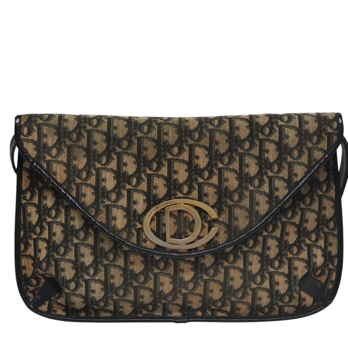 Dior DIOR Trotter Canvas Shoulder Bag Navy Size ONE SIZE - 2 Thumbnail