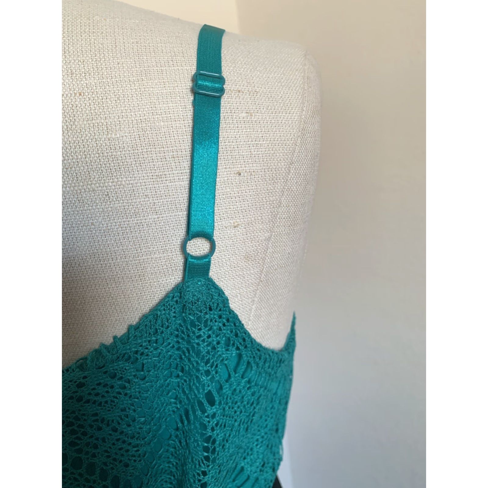 Vintage Maurices Maxi Tank Dress Belted Turquoise Green M Women Sleeveless Round Neck Long NWT Size M / US 6-8 / IT 42-44 - 4 Thumbnail