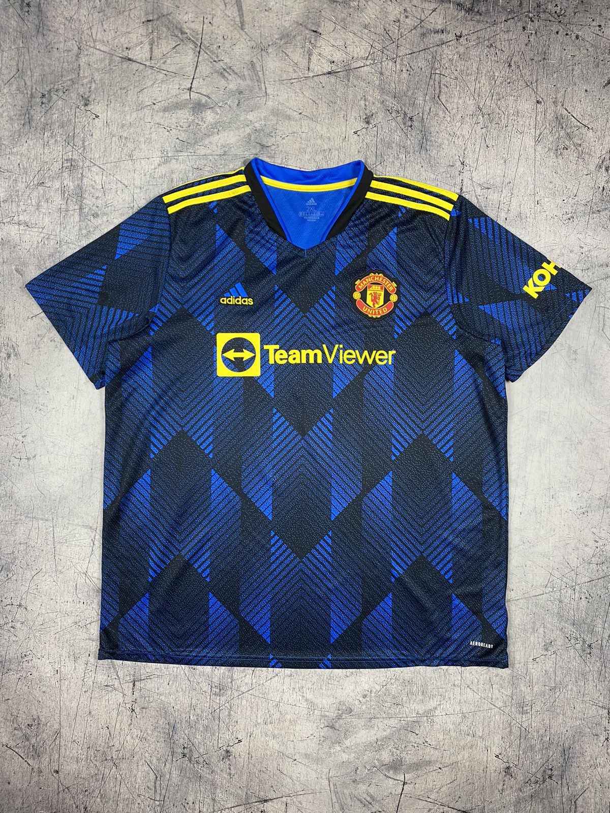Adidas Adidas Manchester United 2021-2022 Soccer Jersey Size US XXL / EU 58 / 5 - 2 Thumbnail