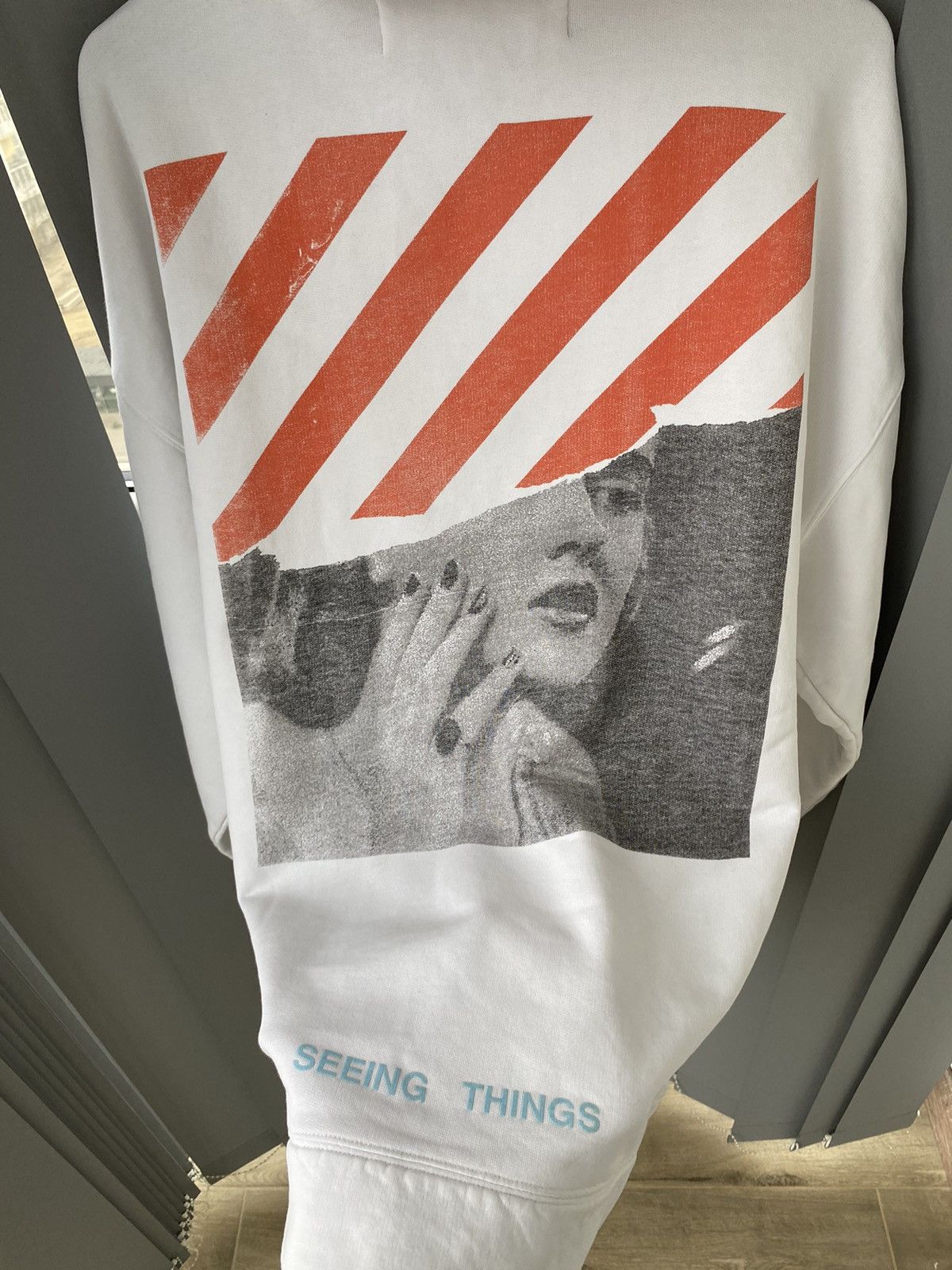 Off-White Off White Marilyn Monroe Logo Hoodie Size US M / EU 48-50 / 2 - 8 Thumbnail