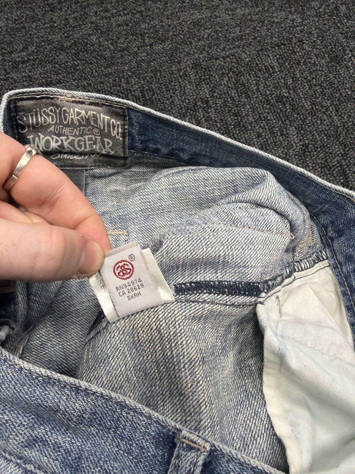 Stussy Vintage Stussy SS Link Jeans - Waist: 31” Size US 31 - 8 Thumbnail