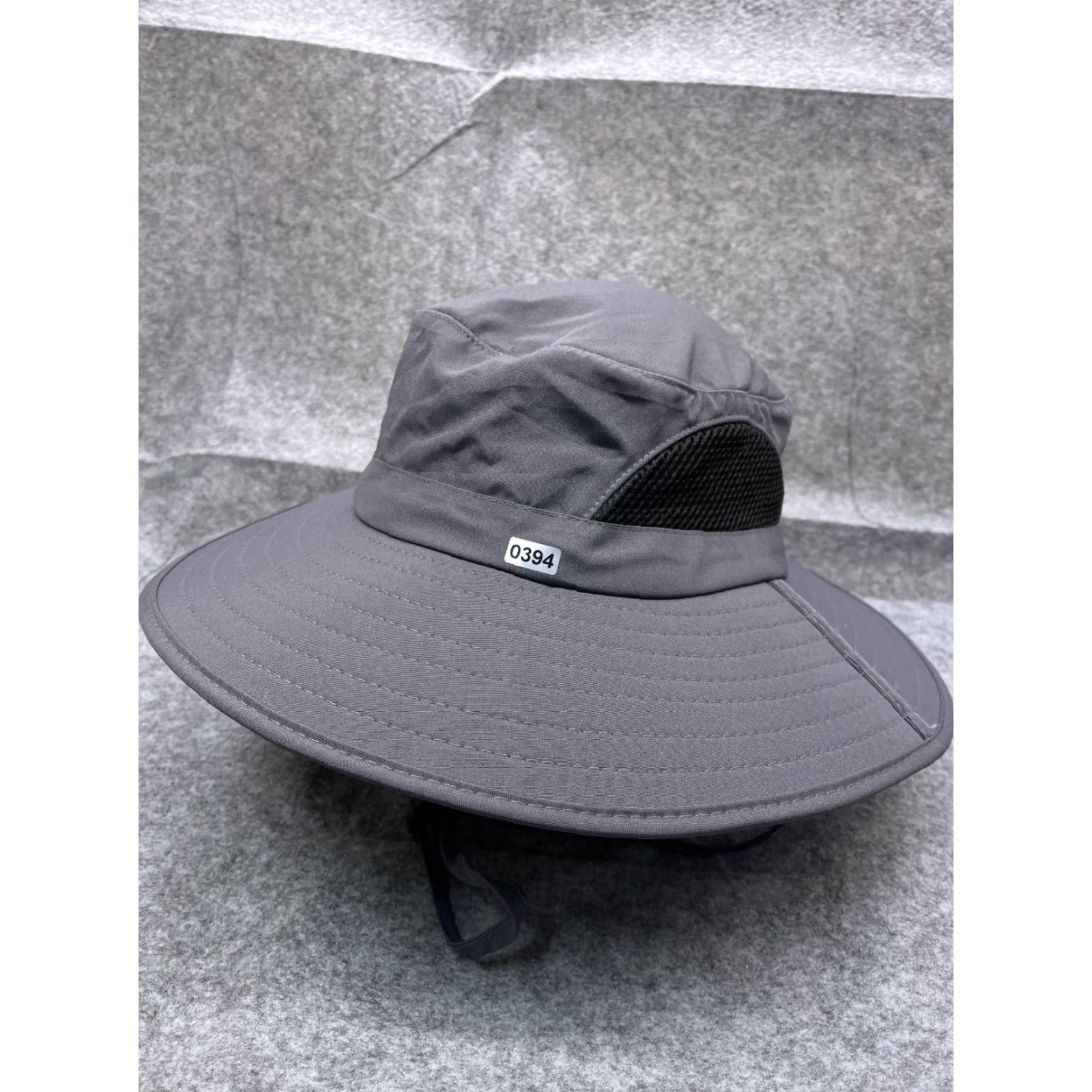 Vintage Einskey Sun Bucket Hat Adult One Size Gray Knit 100% Polyester Camp Outdoors Size ONE SIZE - 4 Thumbnail