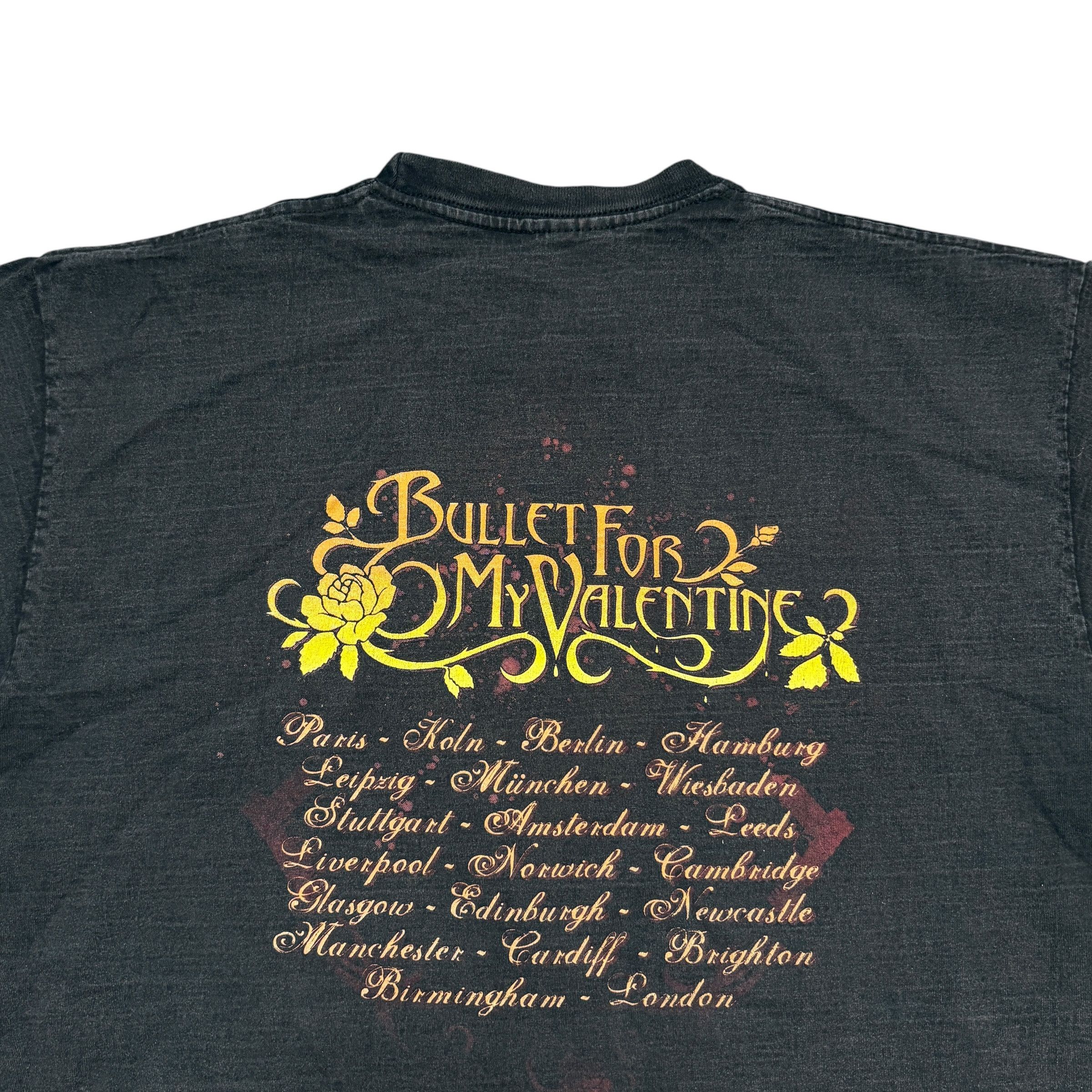 Band Tees Vintage Bullet For My Valentine Shirt Y2K Metalcore Band Tee Size US L / EU 52-54 / 3 - 13 Thumbnail