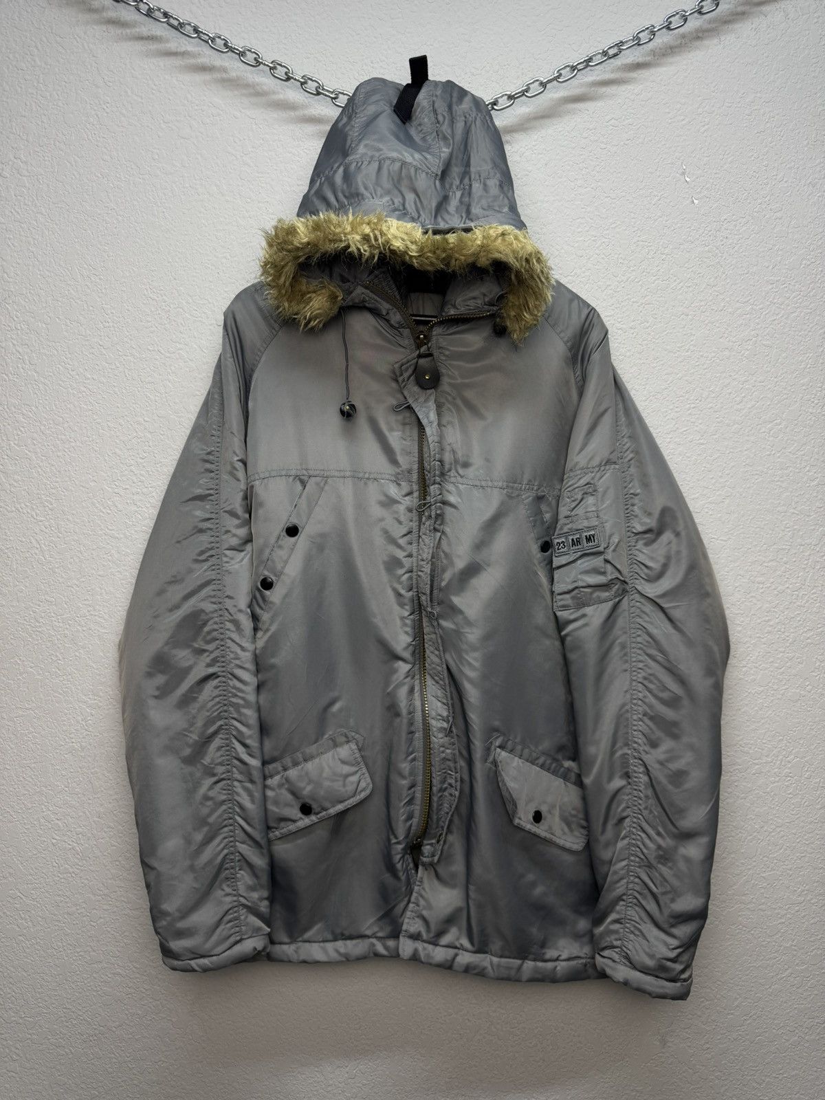 If Six Was Nine WOW😻 Vintage Fur JACKET Mohair LGB HOODIE JAPAN CANADA GOOSE Size US XL / EU 56 / 4 - 1 Thumbnail