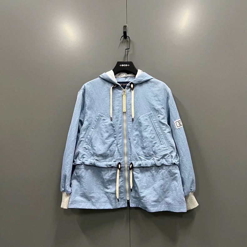 Louis Vuitton Louis Vuitton Ice Blue Hooded Jacket-dmc Size US XS / EU 42 / 0 - 1 Thumbnail