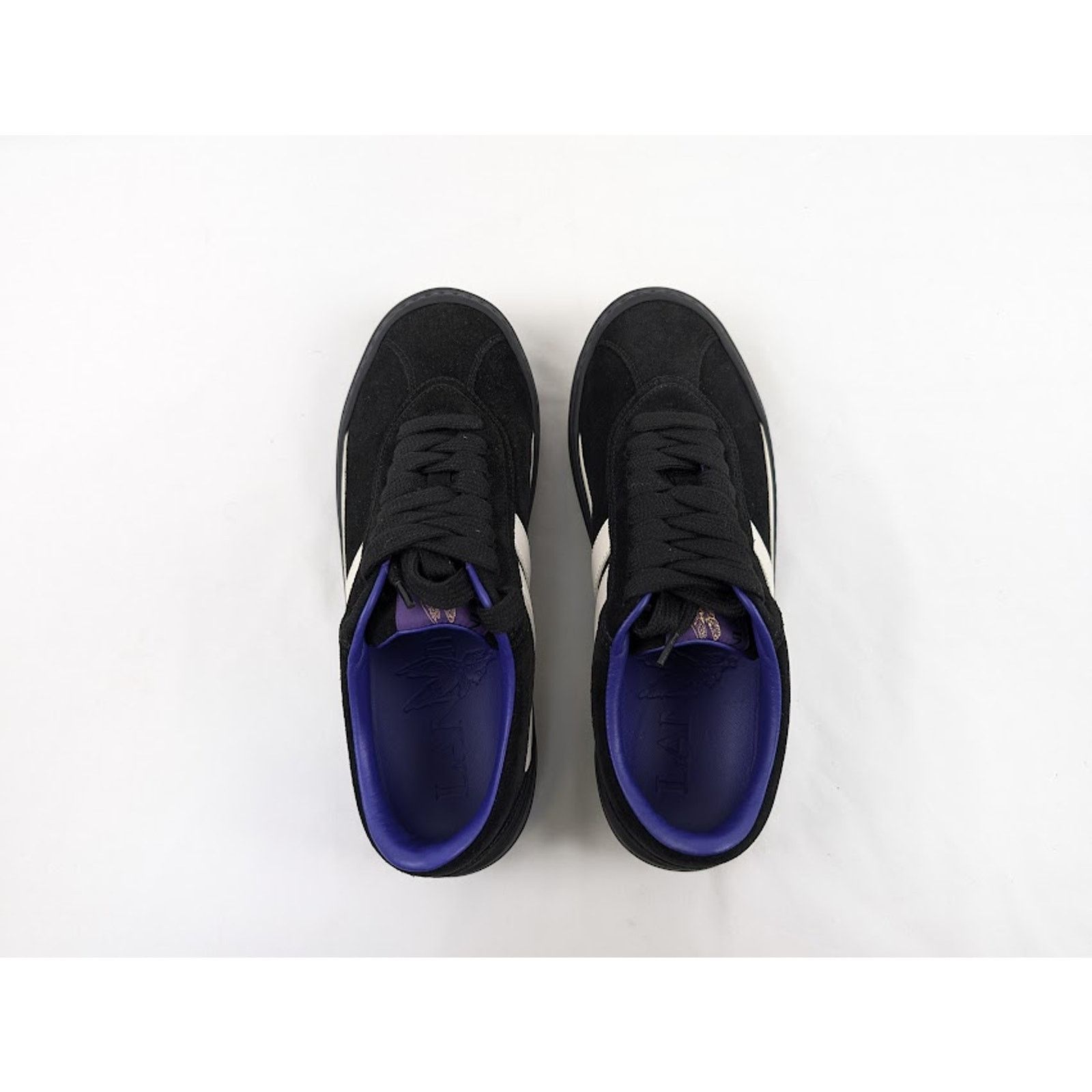 Lanvin o1rshd1 High Sole Low-Top Sneakers in Black/Off White Size US 8 / EU 41 - 10 Thumbnail