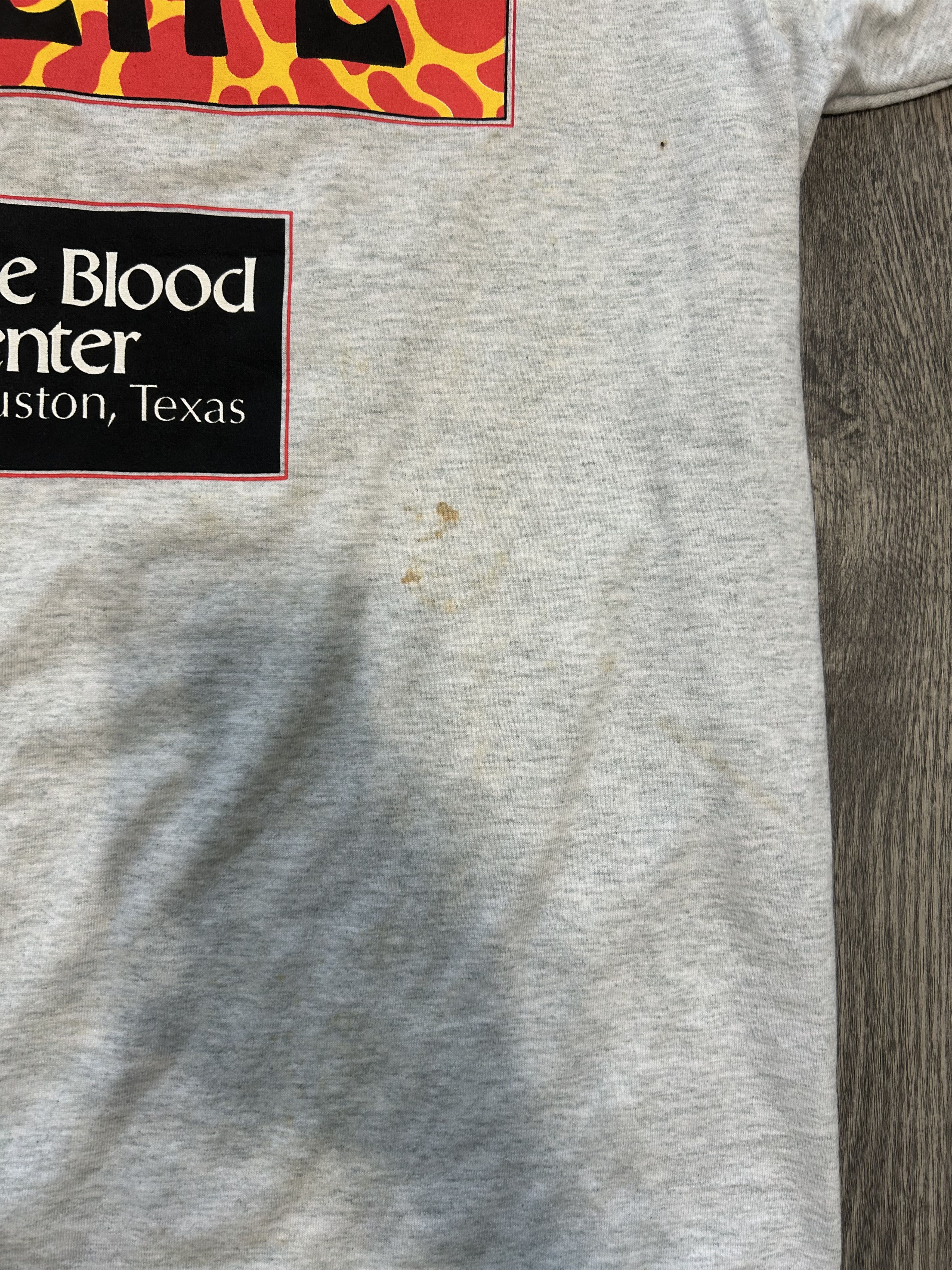 Vintage Vintage 1990S Houston KLOL Rock 101 Blood Drive T-Shirt Size US XL / EU 56 / 4 - 4 Thumbnail