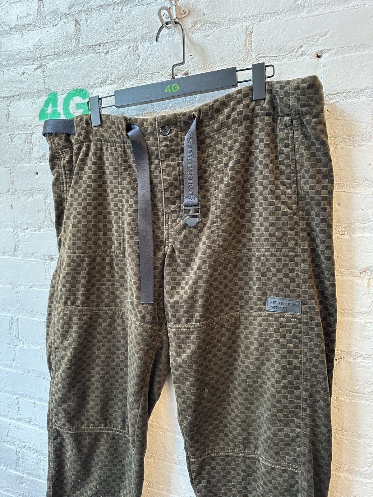 Enfants Riches Deprimes ERD CHECKARD VELVET PANTS S FITS XL Size US 36 / EU 52 - 4 Thumbnail