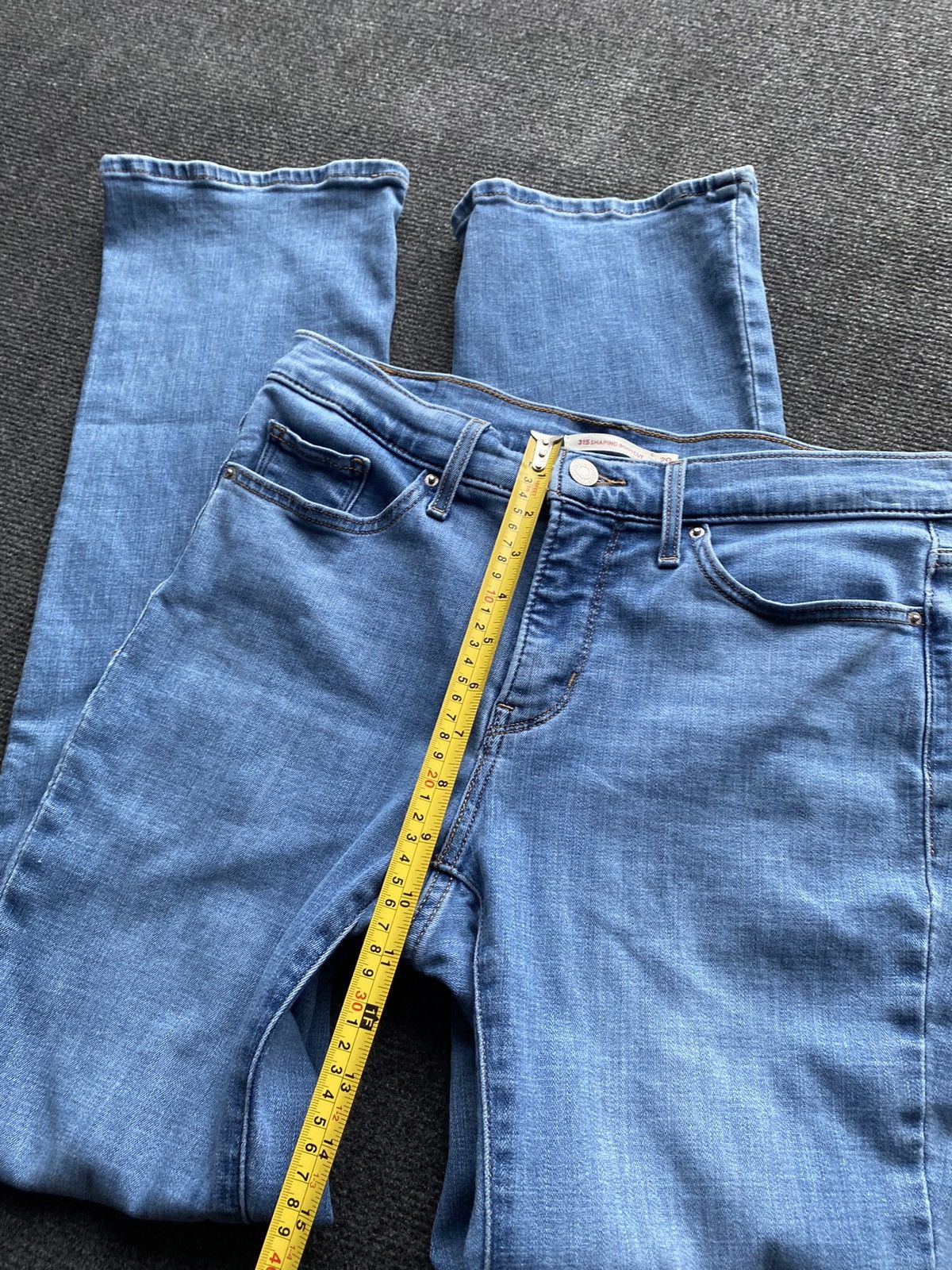 Levi's 🔥Levis 315 Shaping Bootcut 29 Jeans women sexy alt goth Size 29" - 7 Thumbnail