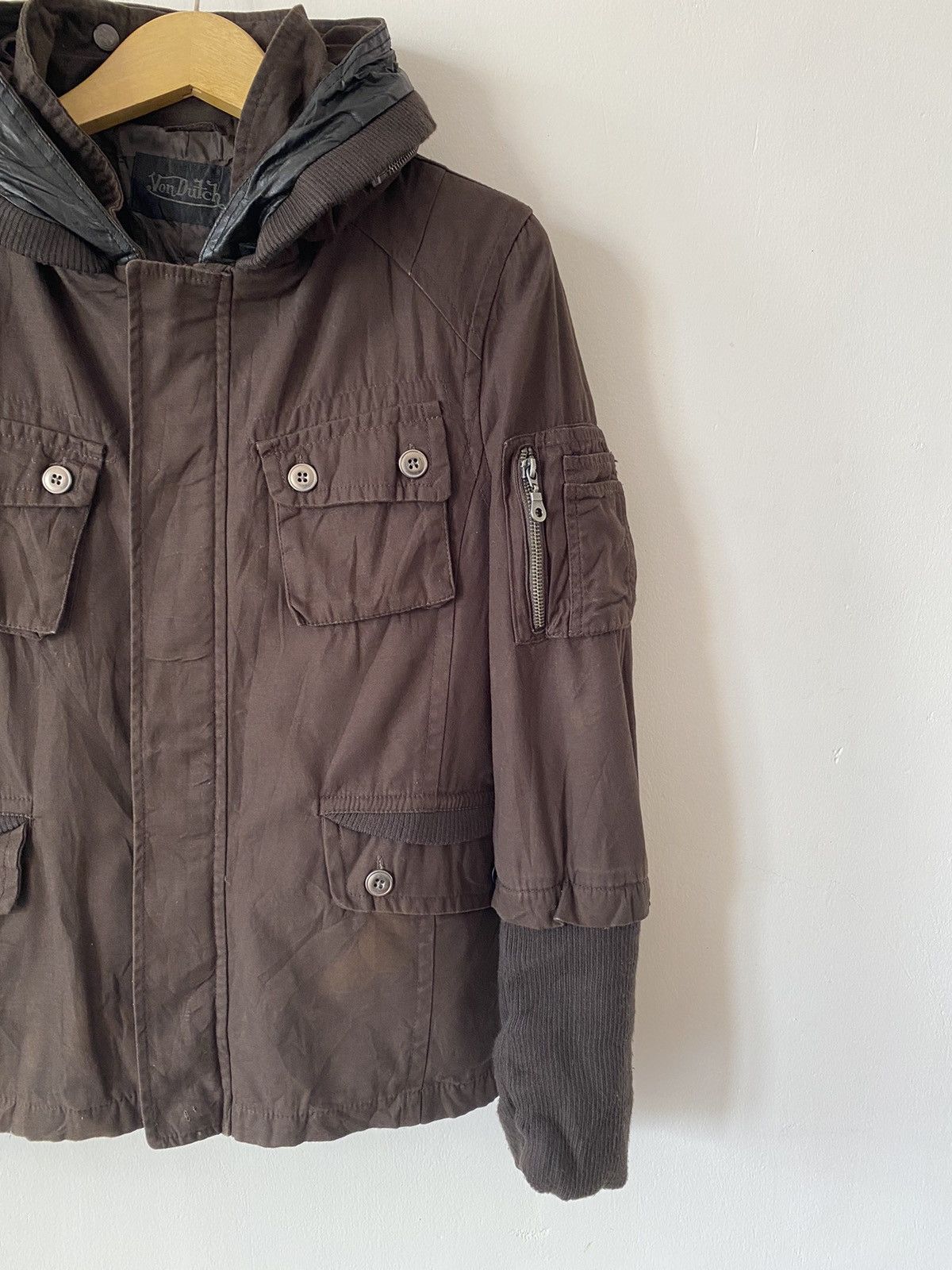 GOSTAR DE FUGA × If Six Was Nine × Von Dutch Von Dutch Multi Pocket Jacket Hooded Bono Style Size US M / EU 48-50 / 2 - 4 Thumbnail
