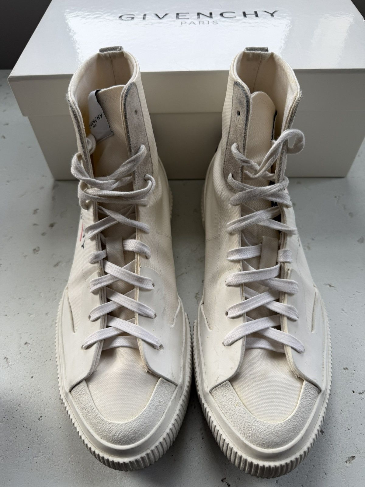 Givenchy High Top Givenchy Canvas Sneaker Size US 9 / EU 42 - 5 Thumbnail