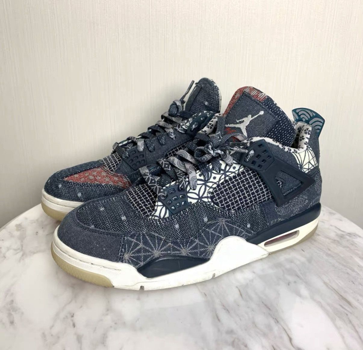 Jordan Brand Air Jordan 4 Sashiko Mid J42 Size US 10 / EU 43 - 1 Thumbnail