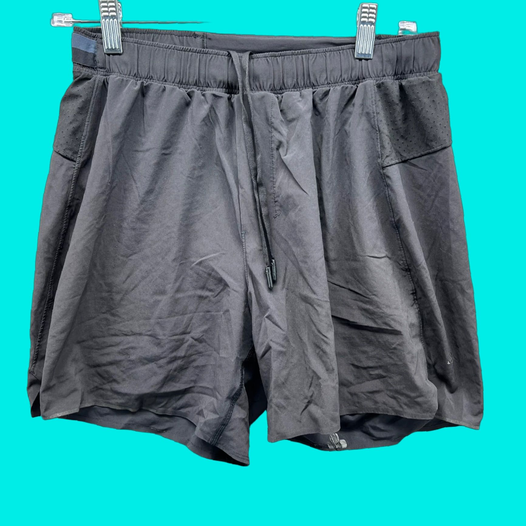 Lululemon Lululemon Shorts Mens XXS Gray Athletic Training Gym Drawstring Running Surge 2XS Regular Wide Inseam 6 in Knit Gray Pattern Solid Sports Activewear Size US 26 / EU 42 - 1 Thumbnail