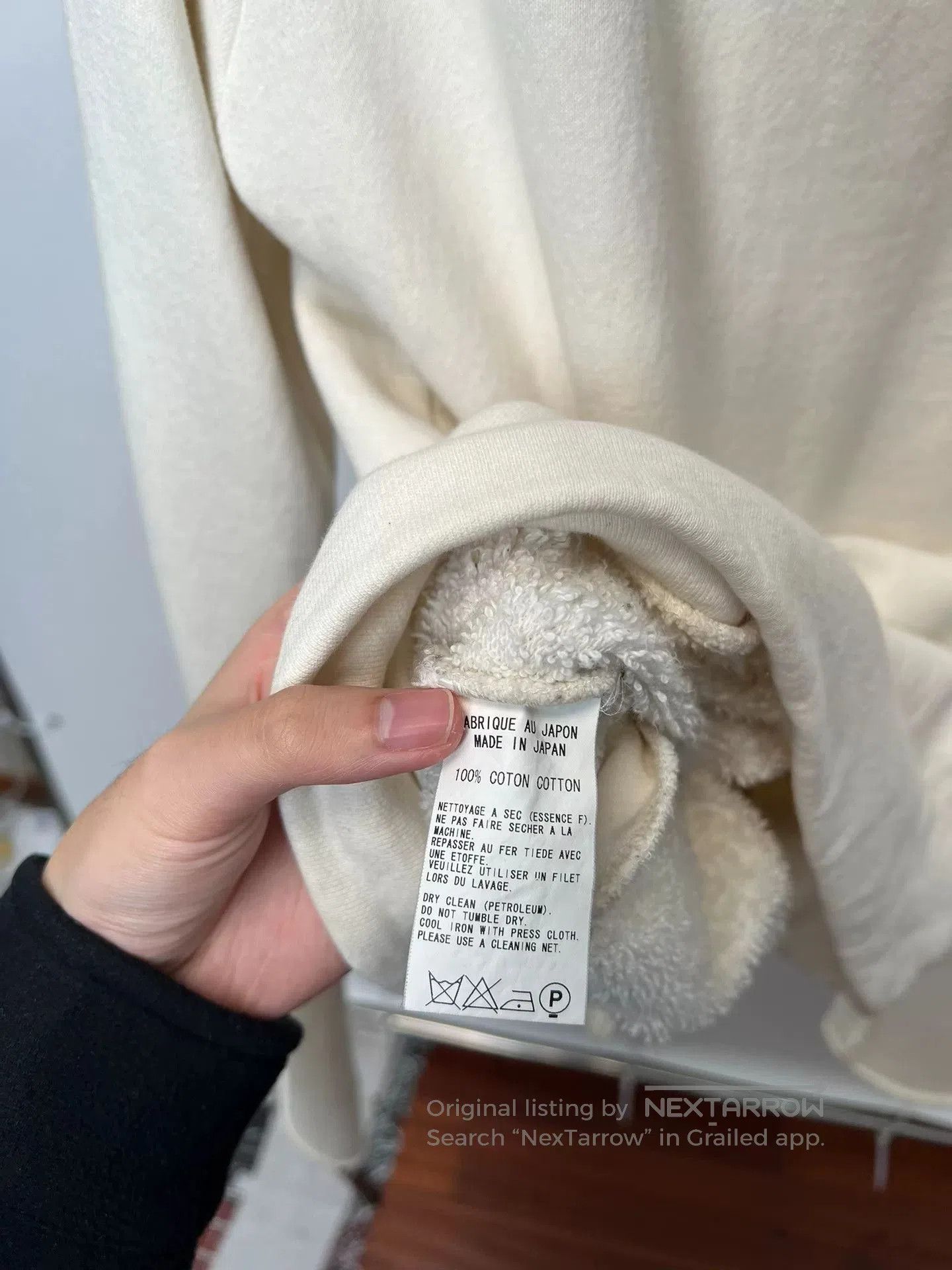 Yohji Yamamoto Yohji Yamamoto Long Sleeve Fleece Hoodie. Size US M / EU 48-50 / 2 - 7 Thumbnail