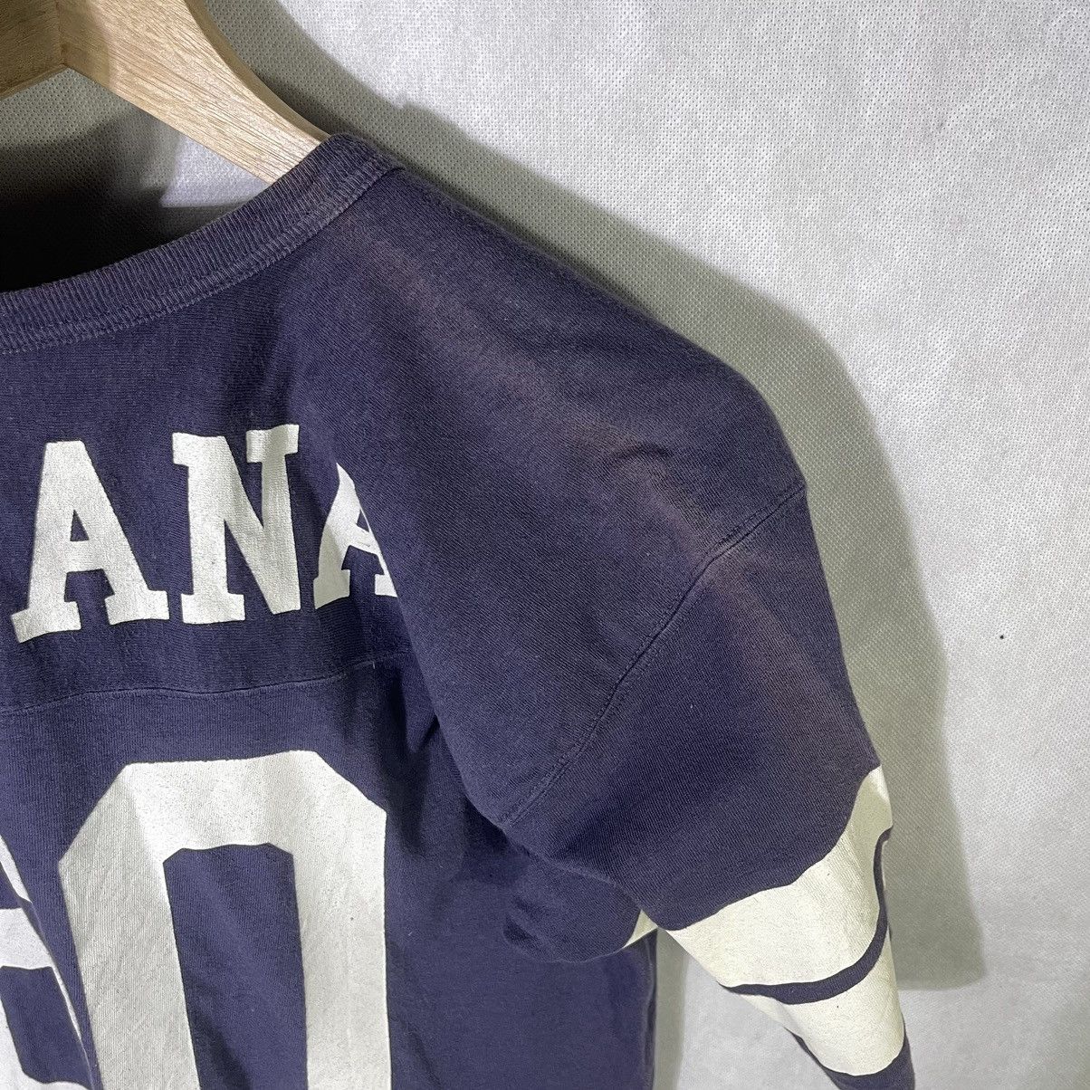 Japanese Brand × Vintage × Warehouse Vintage Warehouse Japan Indiana Baseball Raglan Fades Shirt Size US M / EU 48-50 / 2 - 7 Thumbnail