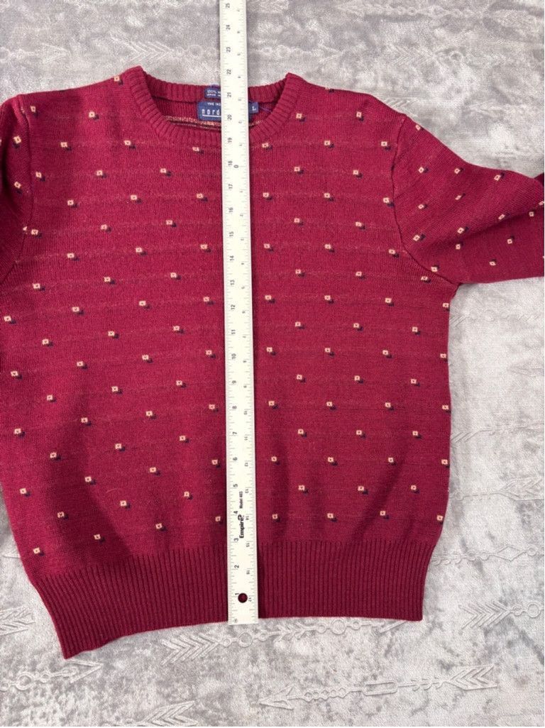 Nordstrom Boy’s Nordstrom Sweater Size L Red Beige Size US L / EU 52-54 / 3 - 4 Thumbnail