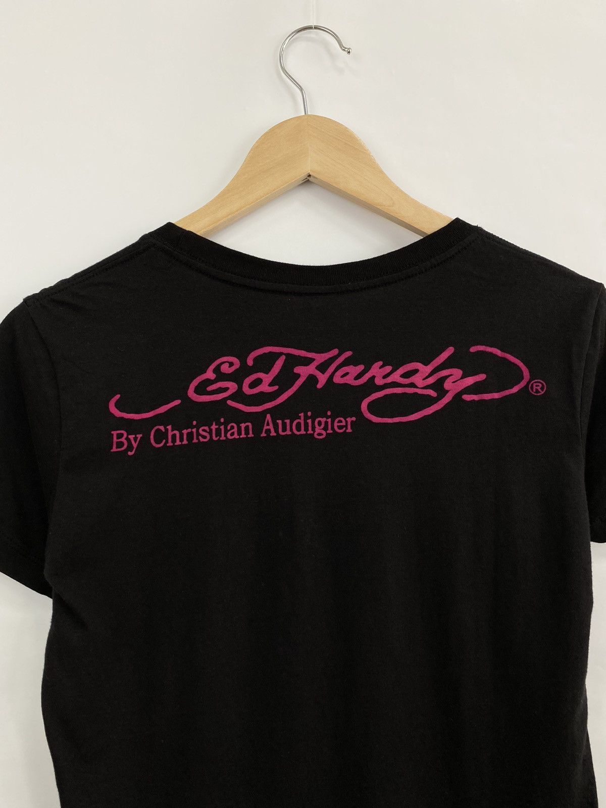 Ed Hardy 🇺🇸 Vintage Ed Hardy Christian Audigier Y2K T-Shirt Rare Retro Size L / US 10 / IT 46 - 7 Thumbnail