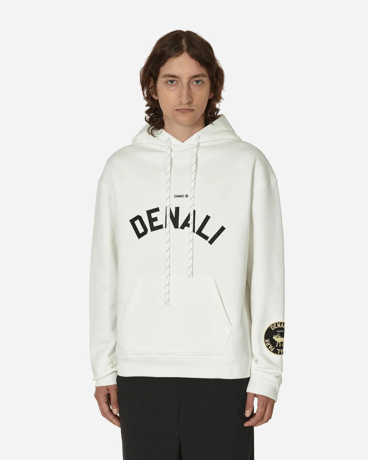 OAMC o1y0225 Logo Hoodie in White Size US XL / EU 56 / 4 - 1 Thumbnail