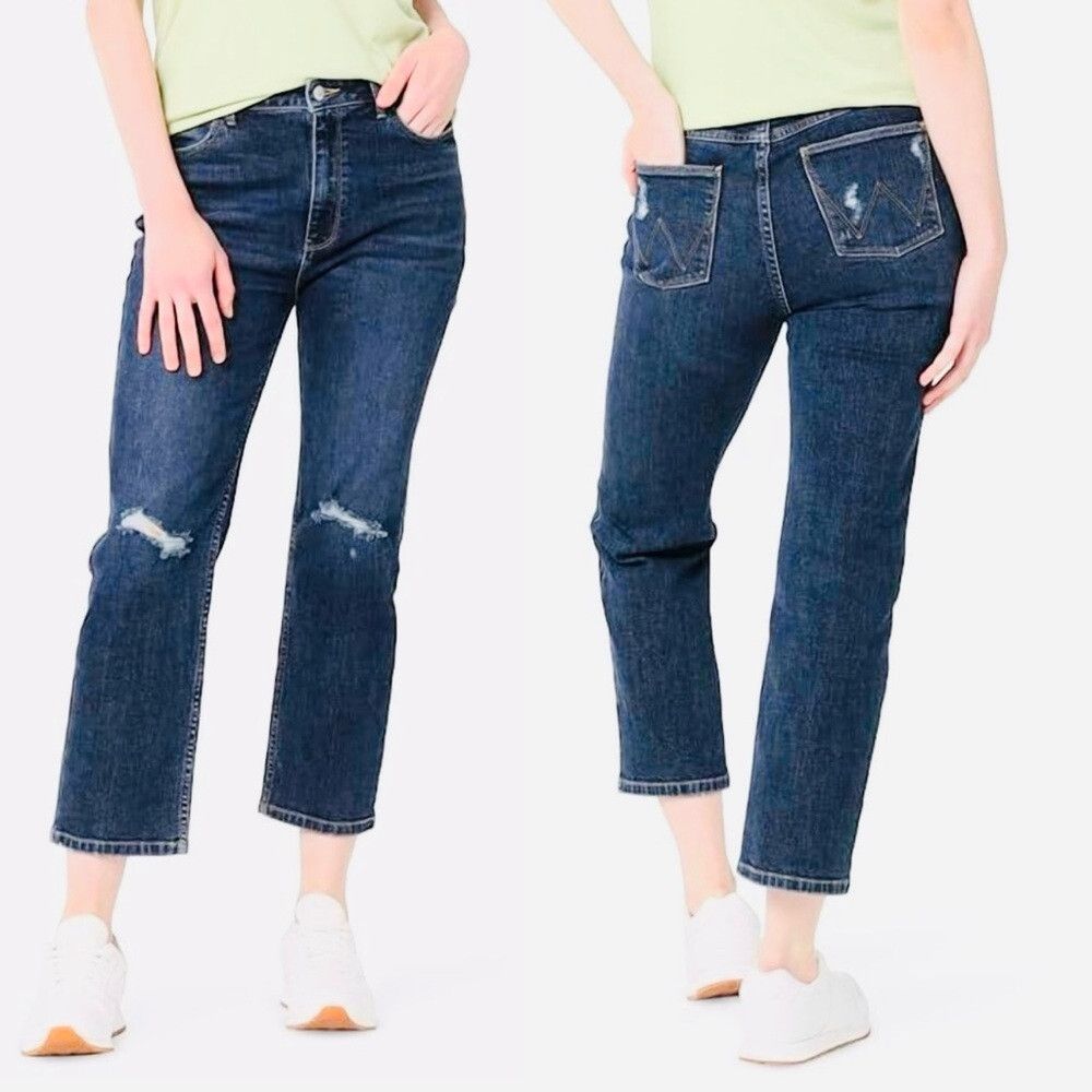 Wrangler NWT New Wrangler High Rise True Straight Crop Jeans Size 31 Size 31" - 1 Thumbnail