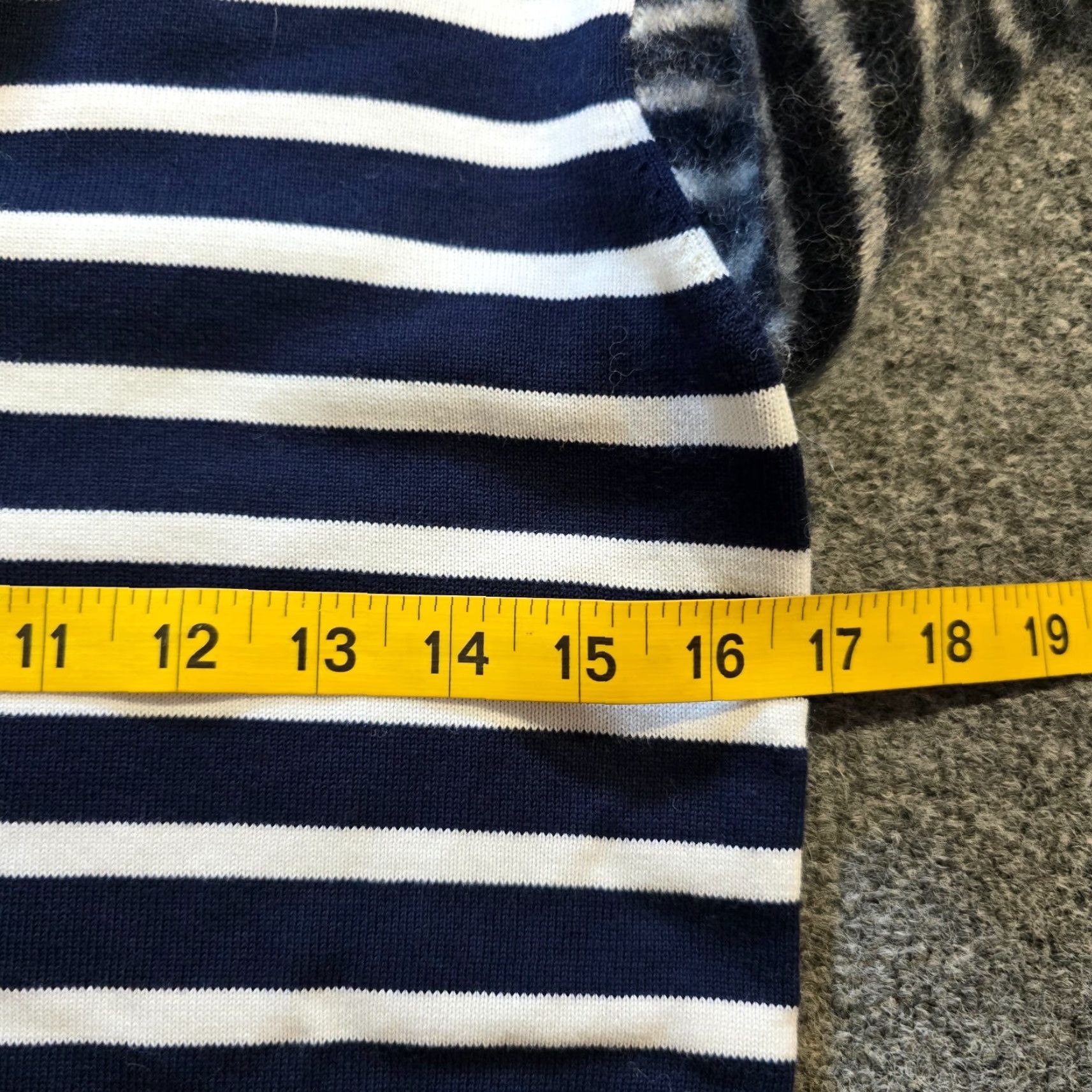 Madewell Madewell Sweater Women Size S Blue White Striped Mohair Back Casual Nautical Pullover Crew Neck Long Sleeve Knit Regular Size S / US 4 / IT 40 - 5 Thumbnail