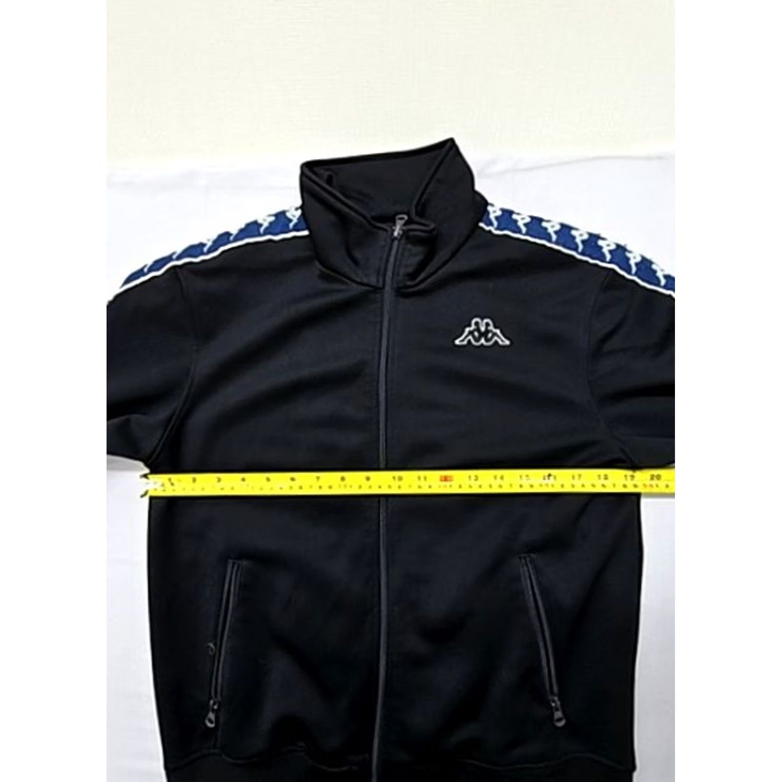 Kappa Kappa Mens Black Stripe Track Jacket M Polyester Zipper Med Size US M / EU 48-50 / 2 - 7 Thumbnail