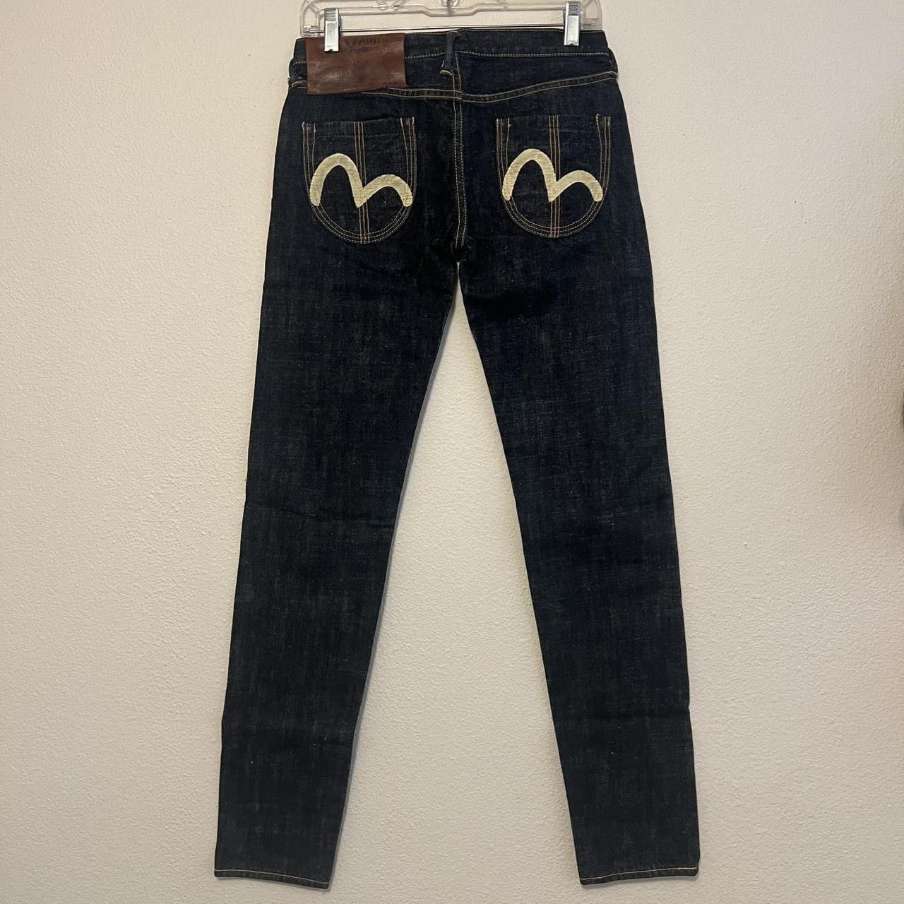 Evisu Evisu Yamane vintage low rise dark wash denim jeans Size 25" / US 0 / IT 36 - 1 Thumbnail