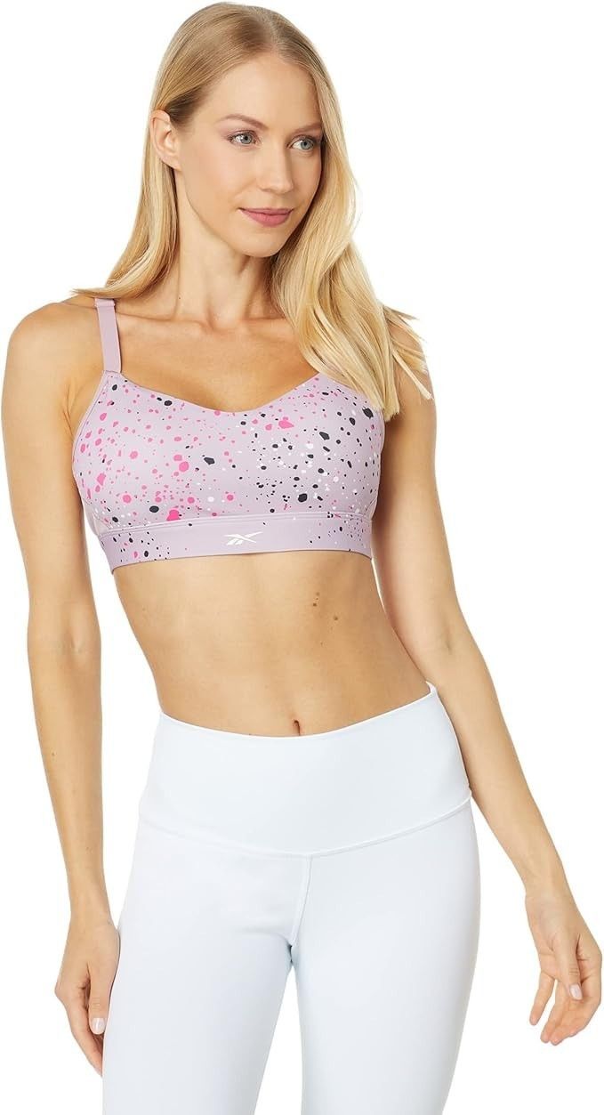 Reebok Reebok Les Mills HN7671 Lux Strappy Sport Bra Speckle ( M ) Size M / US 6-8 / IT 42-44 - 1 Thumbnail