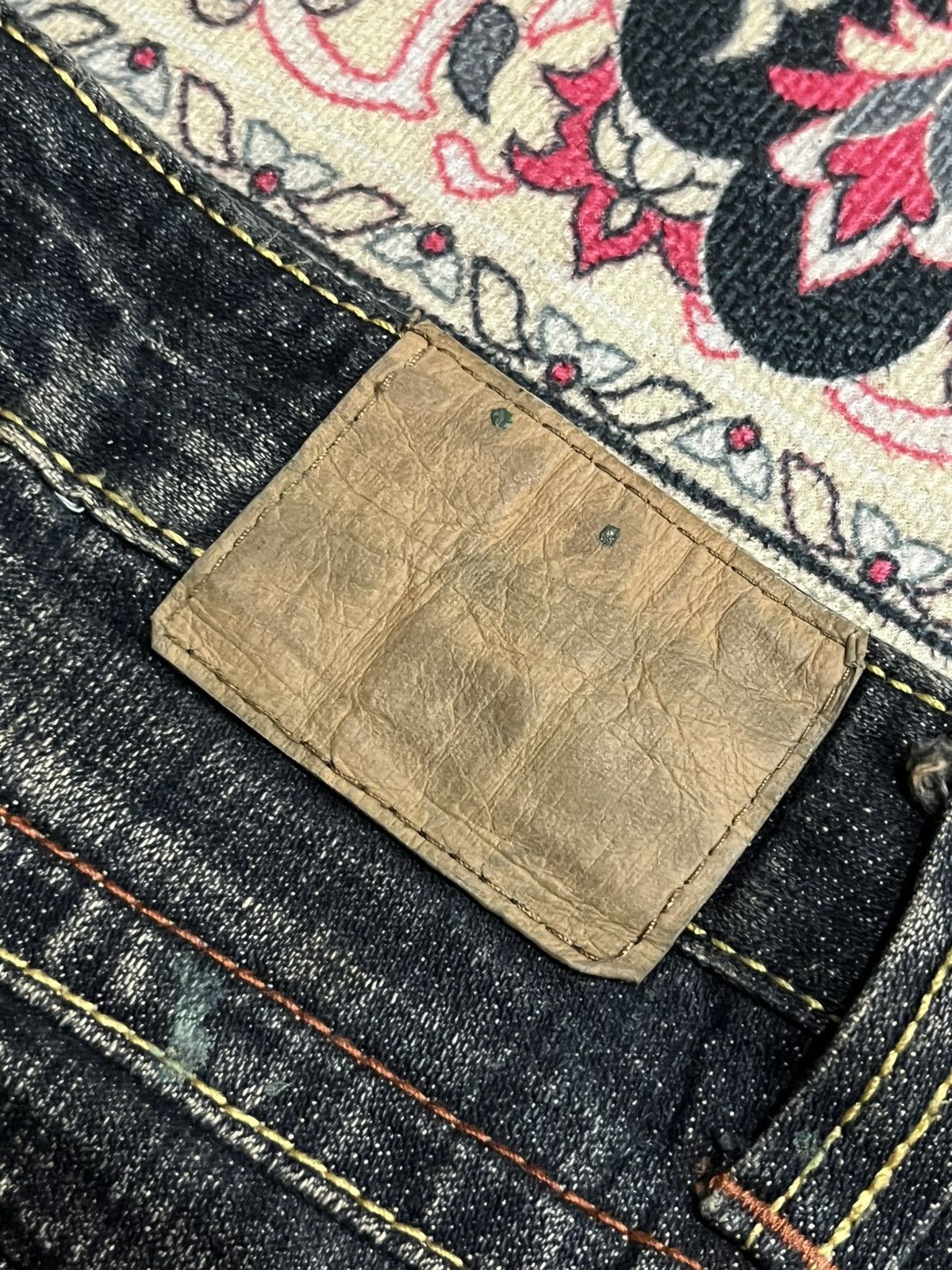 Undercover Japanese Brand Beast Dark Paint Splatter Distress Flare Jean Size 32" / US 10 / IT 46 - 8 Thumbnail