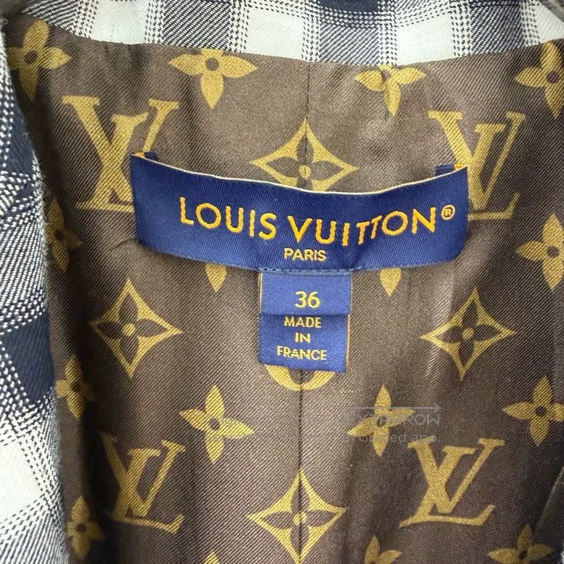 Louis Vuitton Louis Vuitton Plaid single-breasted blazer Size XS / US 0-2 / IT 36-38 - 6 Thumbnail