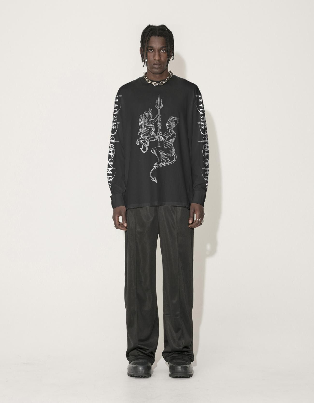 !DS! FW22 Han Kjobenhavn Demon Print Boxy Long Sleeve