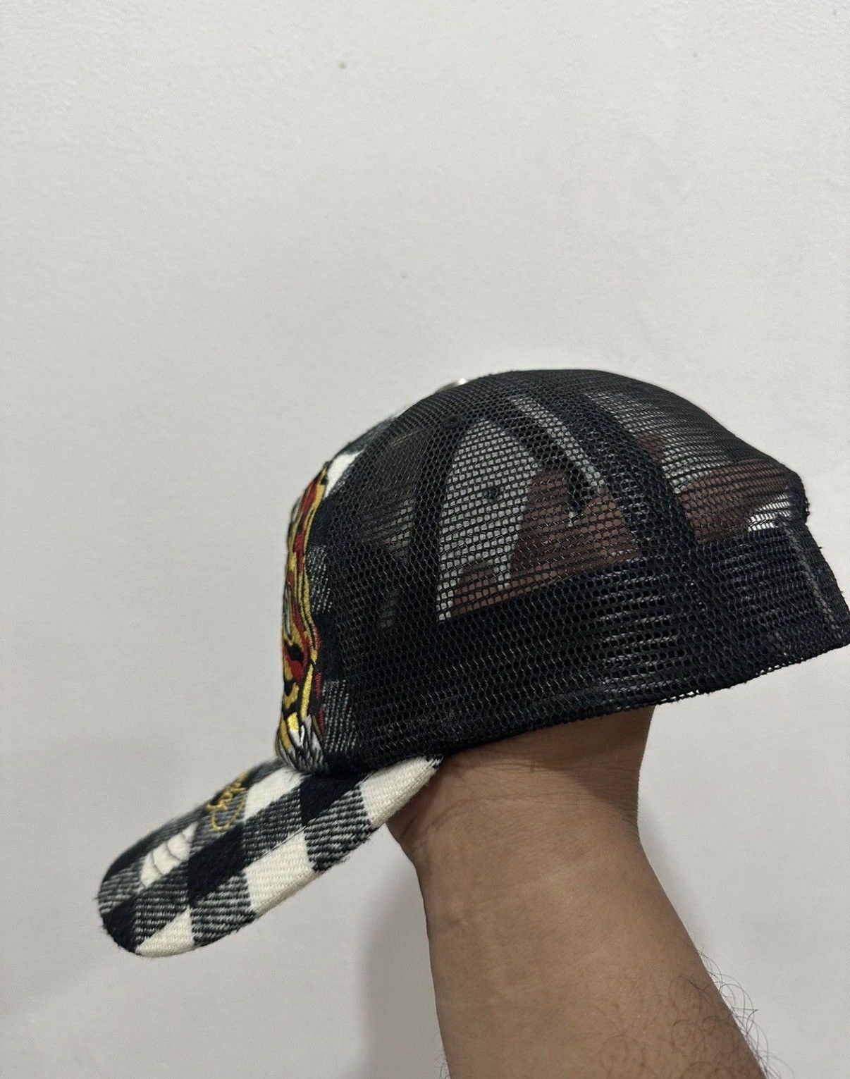 Ed Hardy VTG Ed Hardy Embroid Trucker Hat Size ONE SIZE - 3 Thumbnail