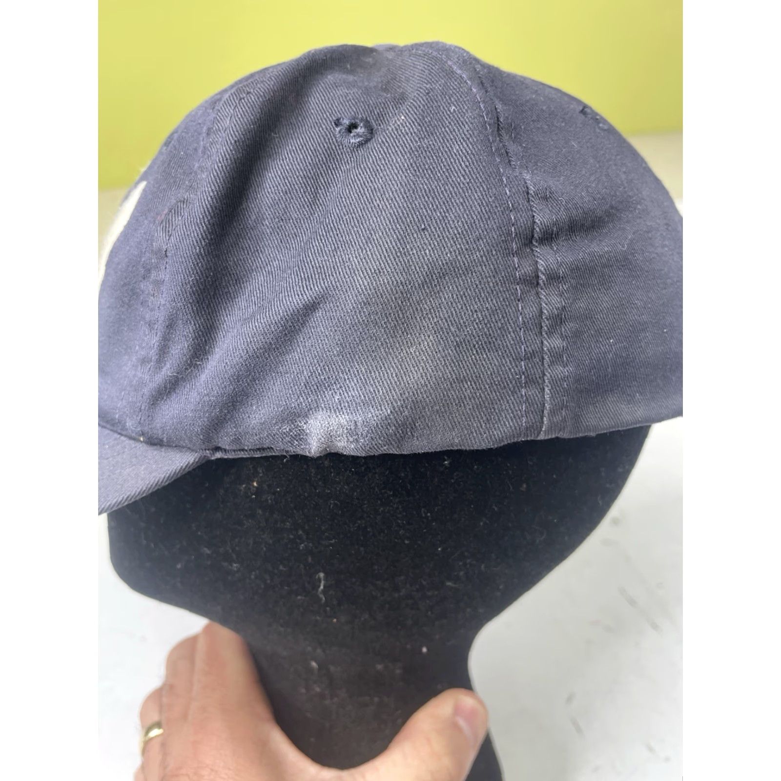 Polo Ralph Lauren VINTAGE Polo Ralph Lauren USA Hat Cap Fitted Blue Stadium Flag Crest Medium Men's Baseball Cap Size US M / EU 48-50 / 2 - 4 Thumbnail