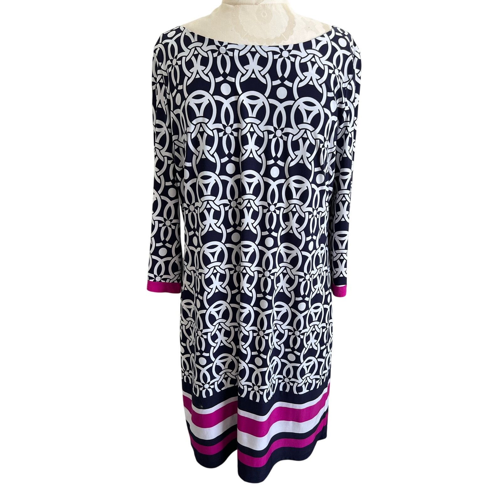 I.N.C INC International Concepts Knee Length Shift Dress Large Size L / US 10 / IT 46 - 1 Thumbnail