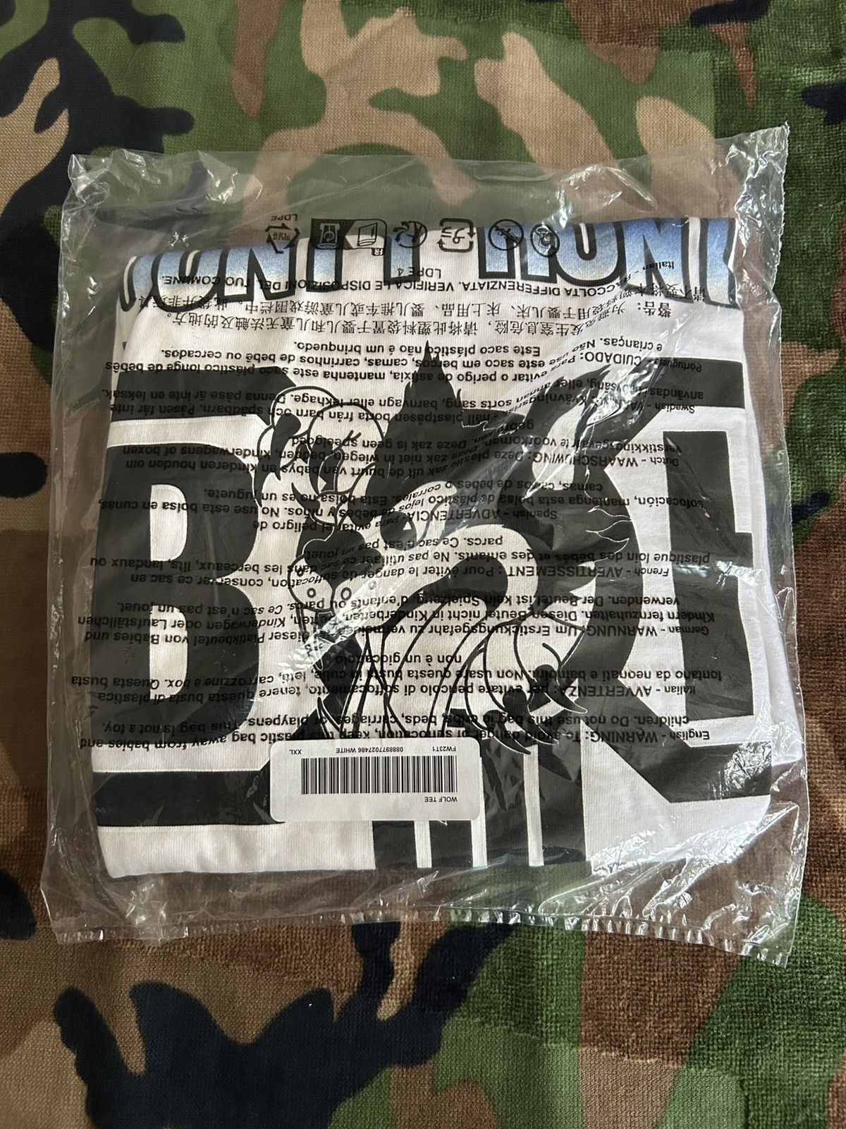 Bounty Hunter × Supreme Supreme Bounty Hunter Wolf Tee White XXL FW23 Size US XXL / EU 58 / 5 - 3 Thumbnail