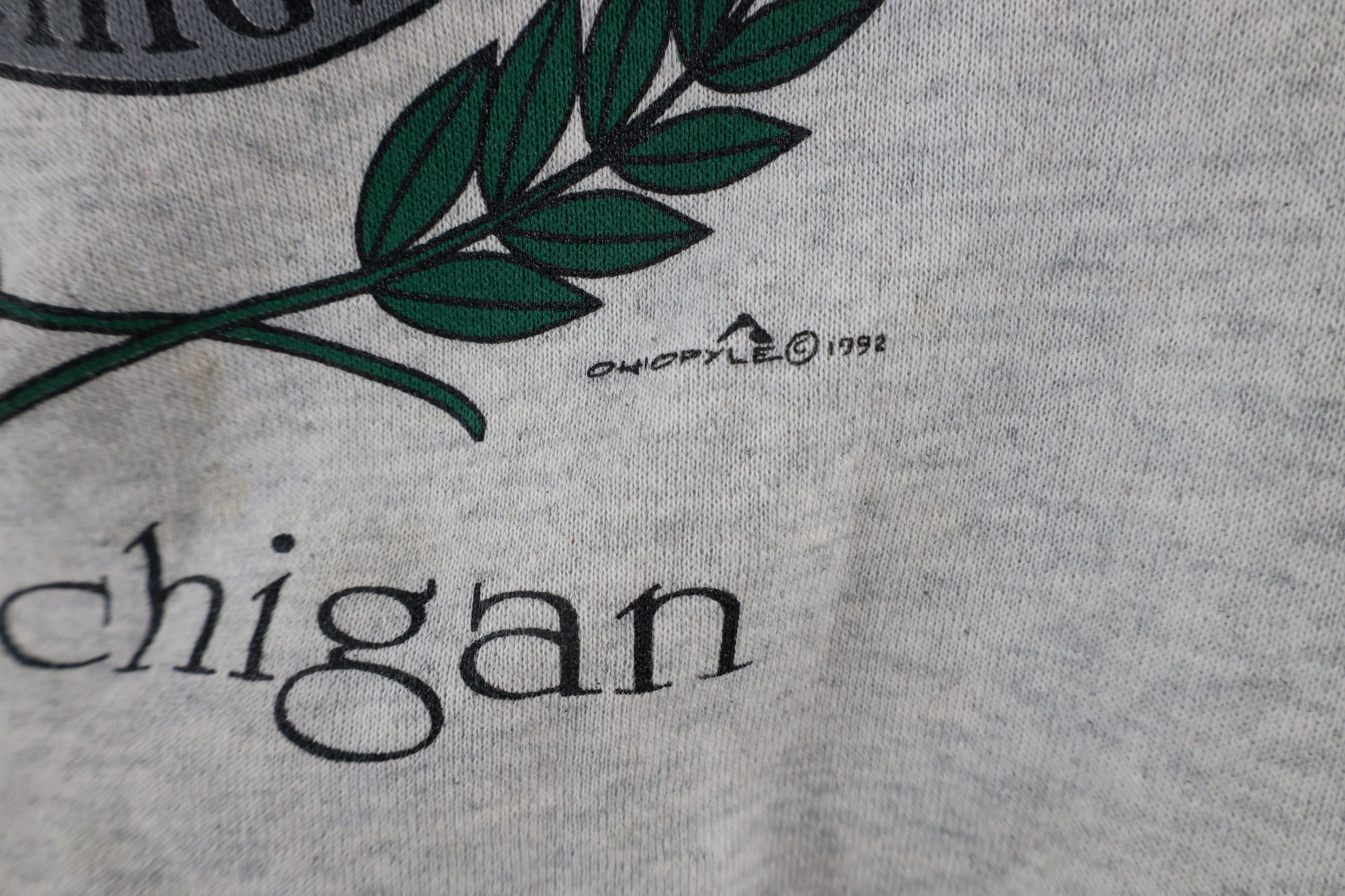 Vintage Vintage 90s Spell Out Lambertville Michigan Hoodie USA Size US L / EU 52-54 / 3 - 5 Thumbnail