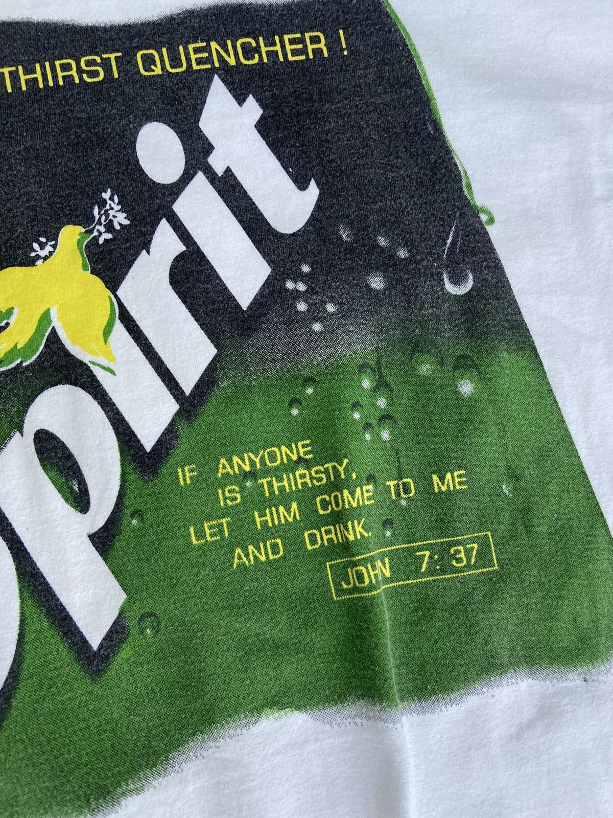 Vintage Vintage john 7:37 t shirt Size US L / EU 52-54 / 3 - 3 Thumbnail