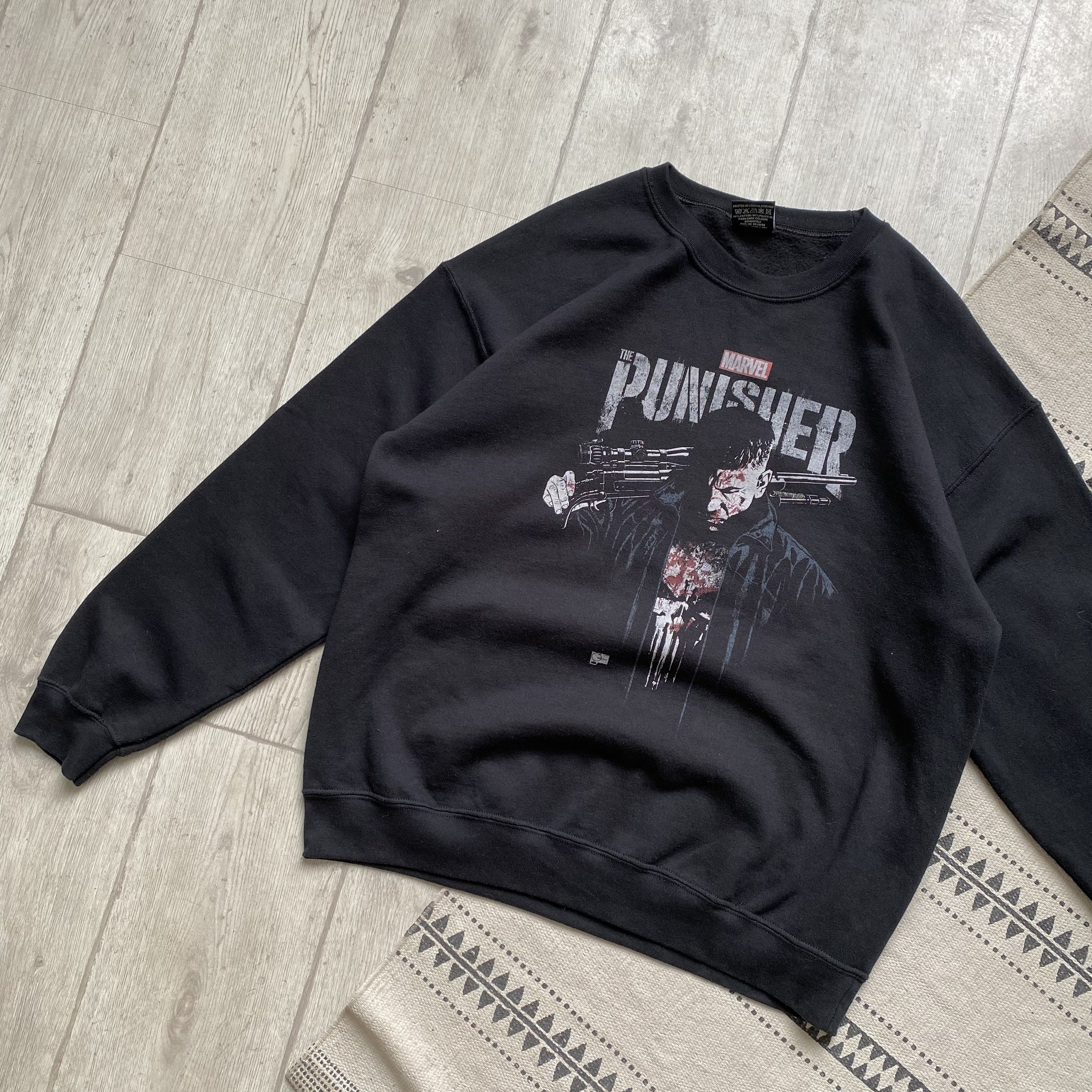 Marvel Comics 📺 Marvel The Punisher sweatshirt Movie Size US L / EU 52-54 / 3 - 8 Thumbnail