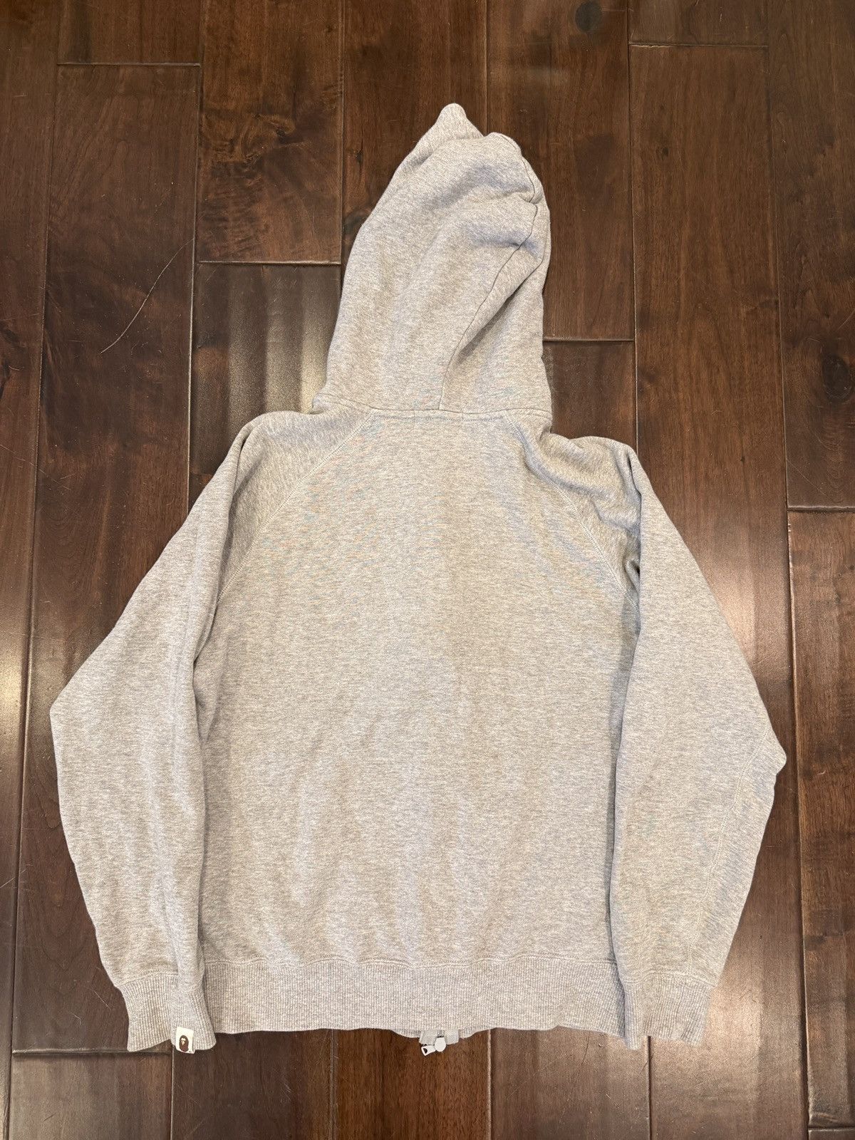 Bape Bape Grey/Grey Ape Face Full ZIP Hoodie Size US L / EU 52-54 / 3 - 9 Thumbnail