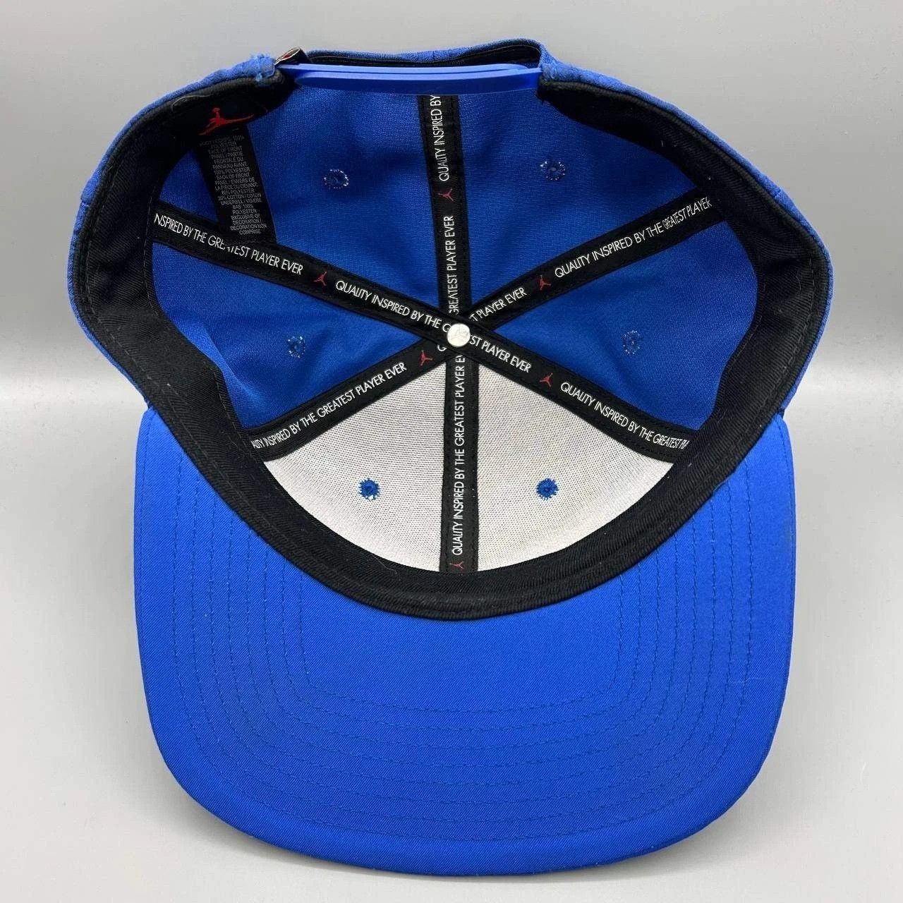Jordan Brand Air Jordan Pro Hat Men Blue Cement Elephant Snap Back Cap Size ONE SIZE - 4 Thumbnail