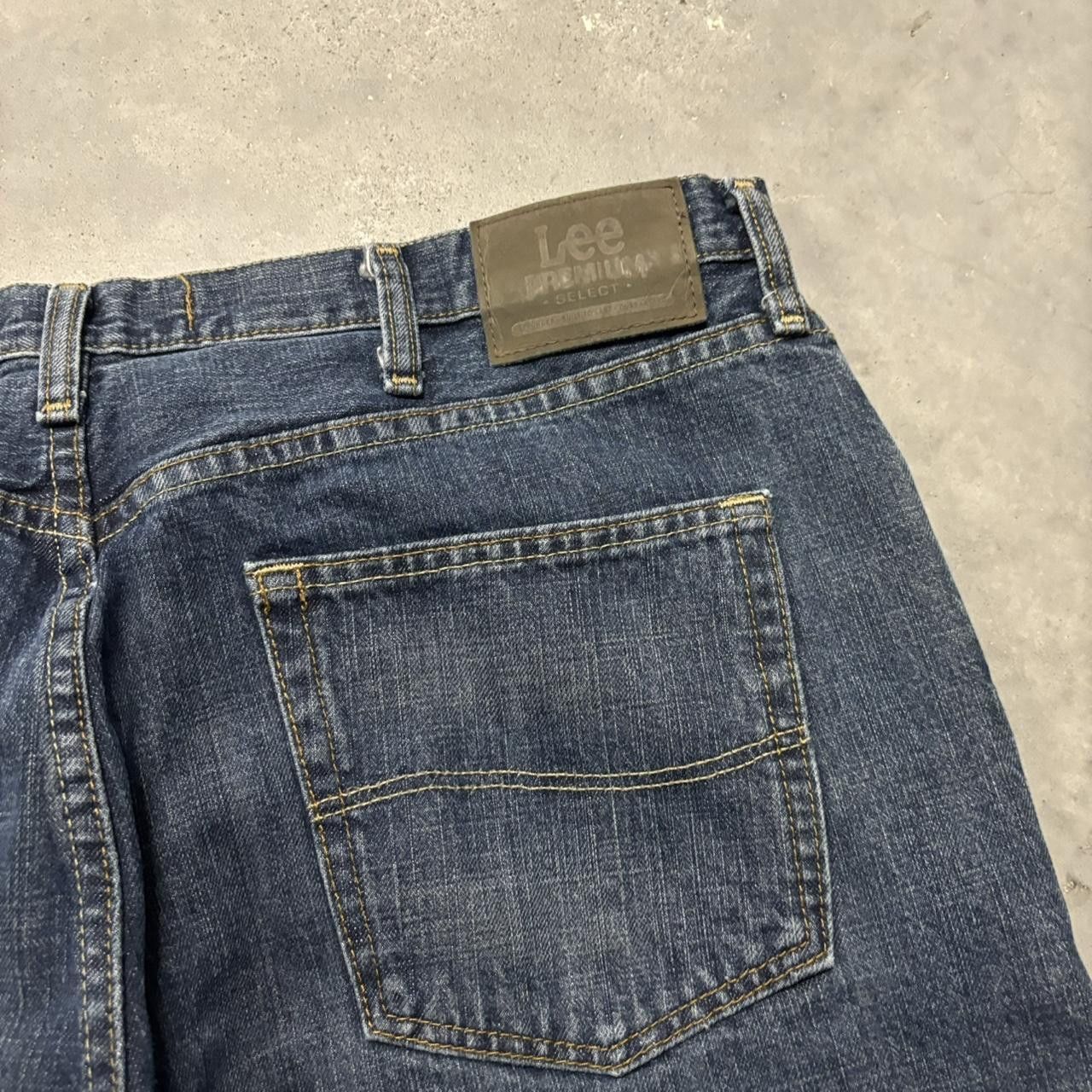 Japanese Brand × Vintage Crazy Vintage Y2K/2000s Grunge Dark Wash Skater Denim Jeans! Size US 36 / EU 52 - 7 Thumbnail