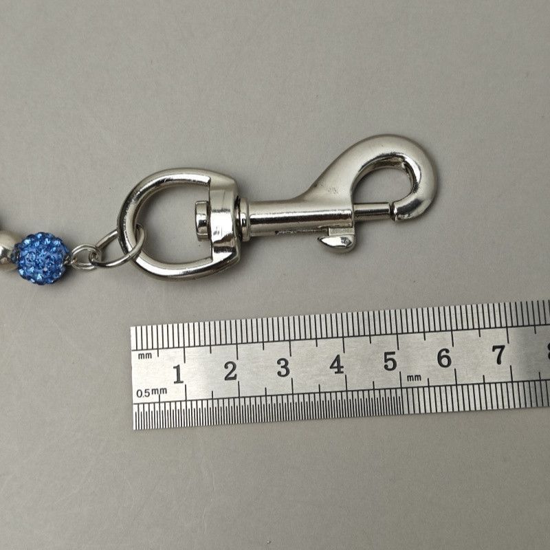 Japanese Brand Round Bead Rhinestone Wallet Chain Size ONE SIZE - 12 Thumbnail