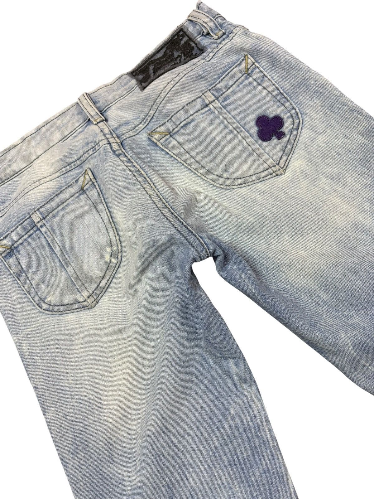 Diesel Vtg Diesel Strike Faded Blue Wash Distressed Jeans Size 26" / US 2 / IT 38 - 8 Thumbnail