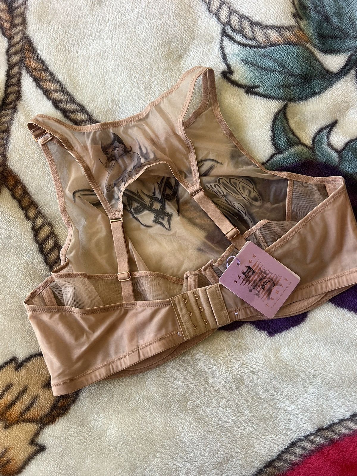 Other SAVAGE x FENTY TATTOOED BRA Size ONE SIZE - 4 Thumbnail