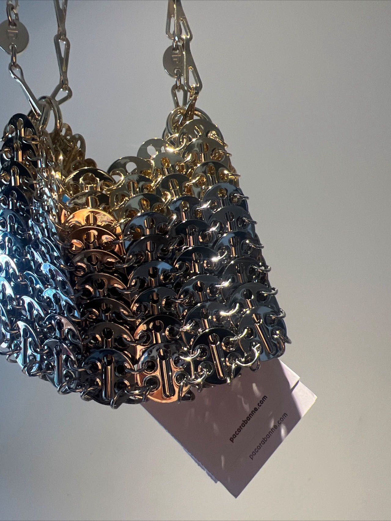 Paco Rabanne Paco Rabanne Iconic Silver Nano bag Size ONE SIZE - 3 Thumbnail