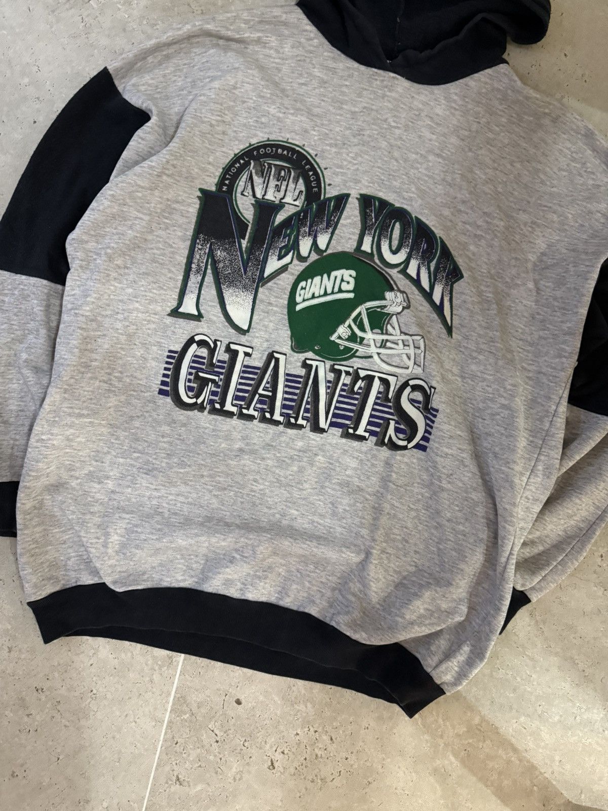 NFL Vintage New York Giants Grey Hoodies Size US M / EU 48-50 / 2 - 3 Thumbnail